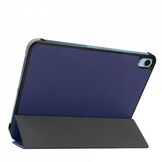 Just in Case Smart Tri-Fold Case - Apple iPad 2022 - Blauw - Tablethoes