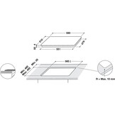 Whirlpool WS Q2760 BF - Inductiekookplaat