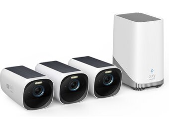 Eufy eufyCam 3 S330 3-Cam Kit (3 camera's + Homebase 3) - Beveiligingscamera