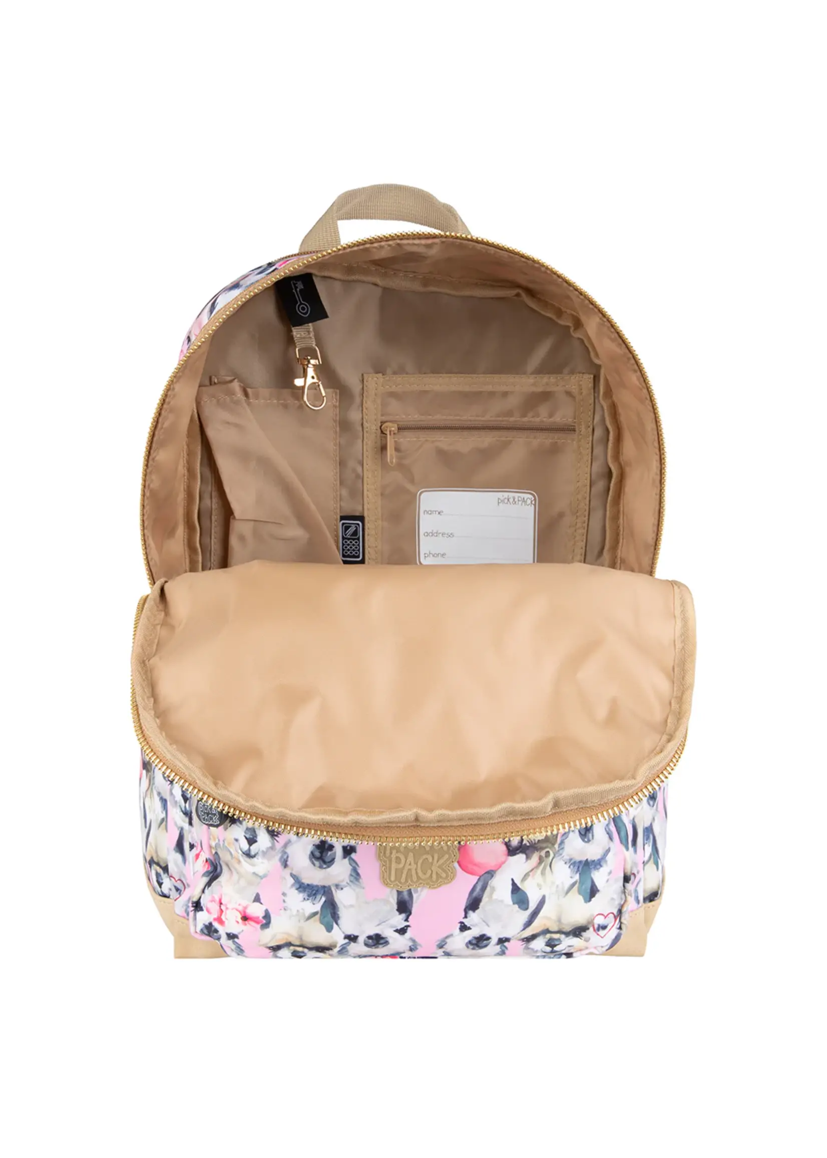 Pick & Pack Alpaca Backpack M - Pink