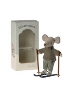 Maileg Winter Mouse with ski - Big Brother