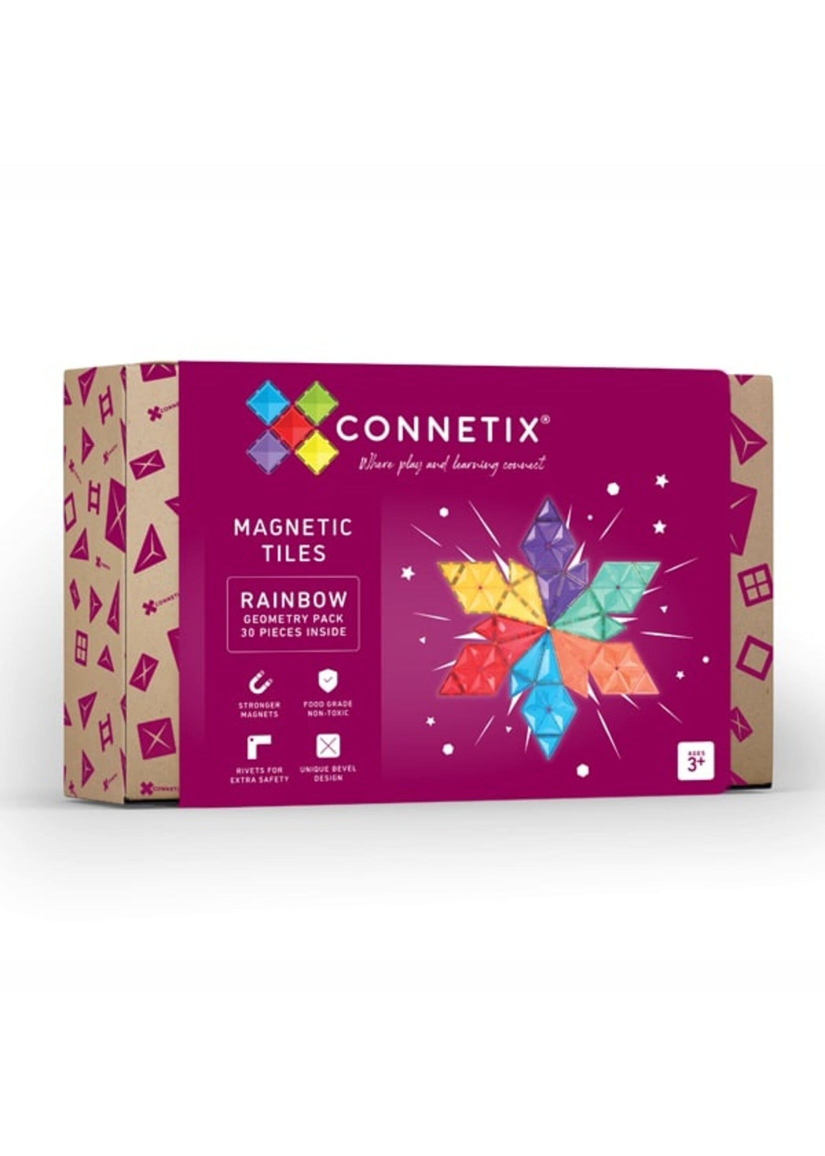 Connetix Connetix Rainbow Geometry 30 pcs