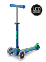 Micro Mini Micro Step Deluxe LED - Blauw/groen