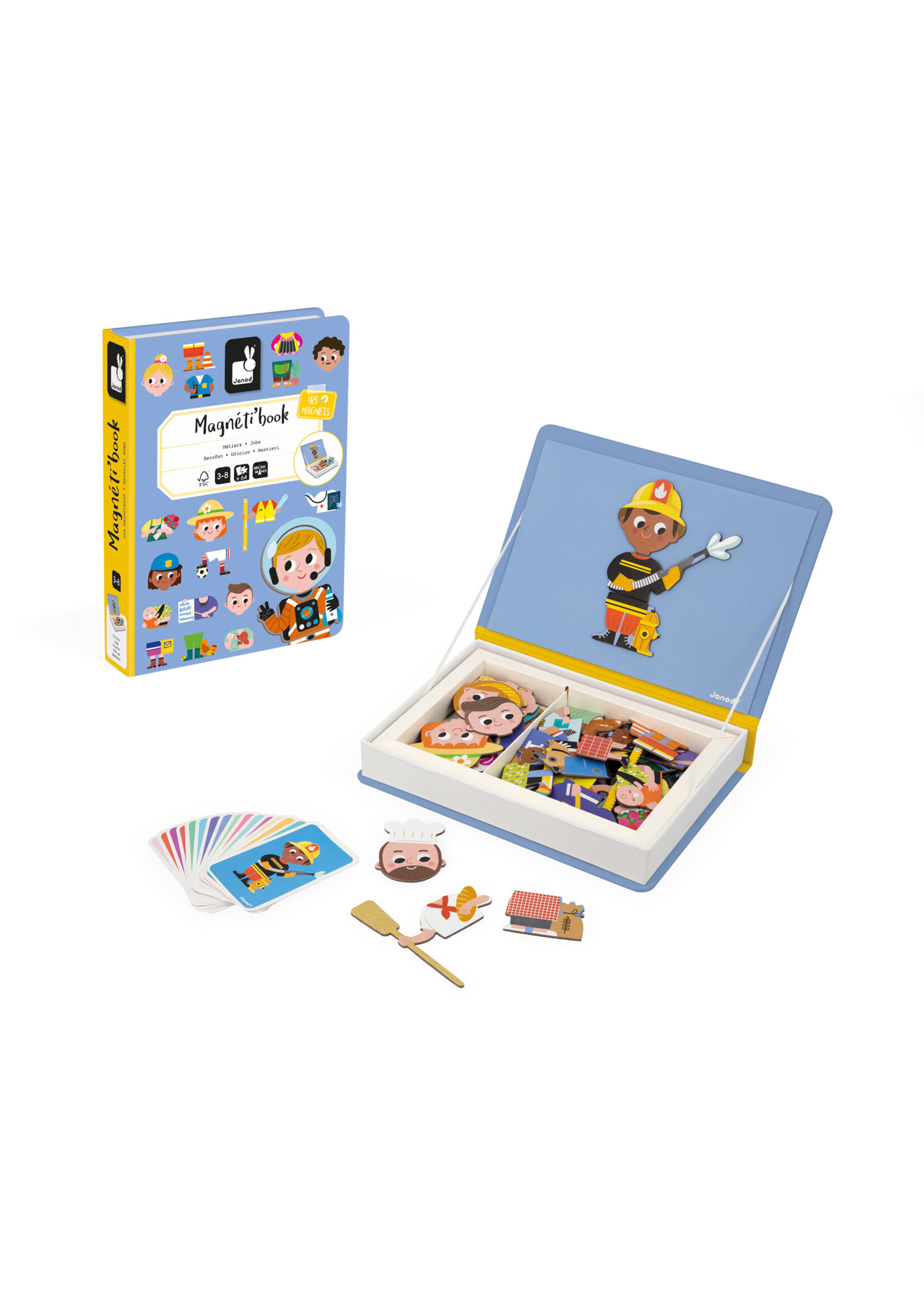 Janod Janod Magnetibook - Beroepen