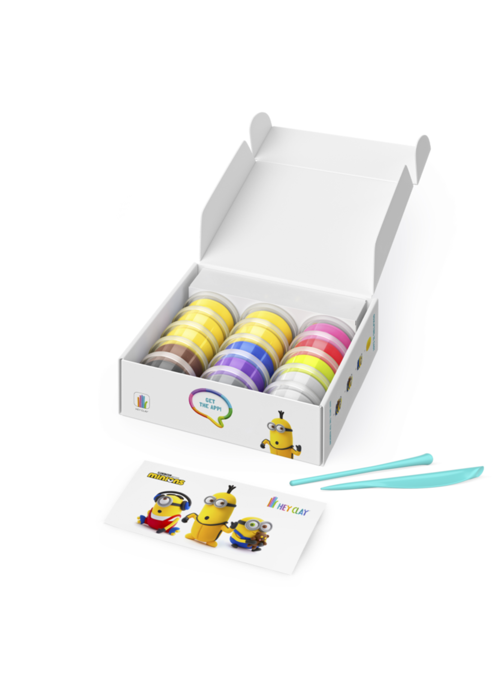 Hey Clay Minions - Set van 6 minions - 15 potjes