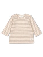 Feetje Feetje Longsleeve Rib met streep - Taupe Melange