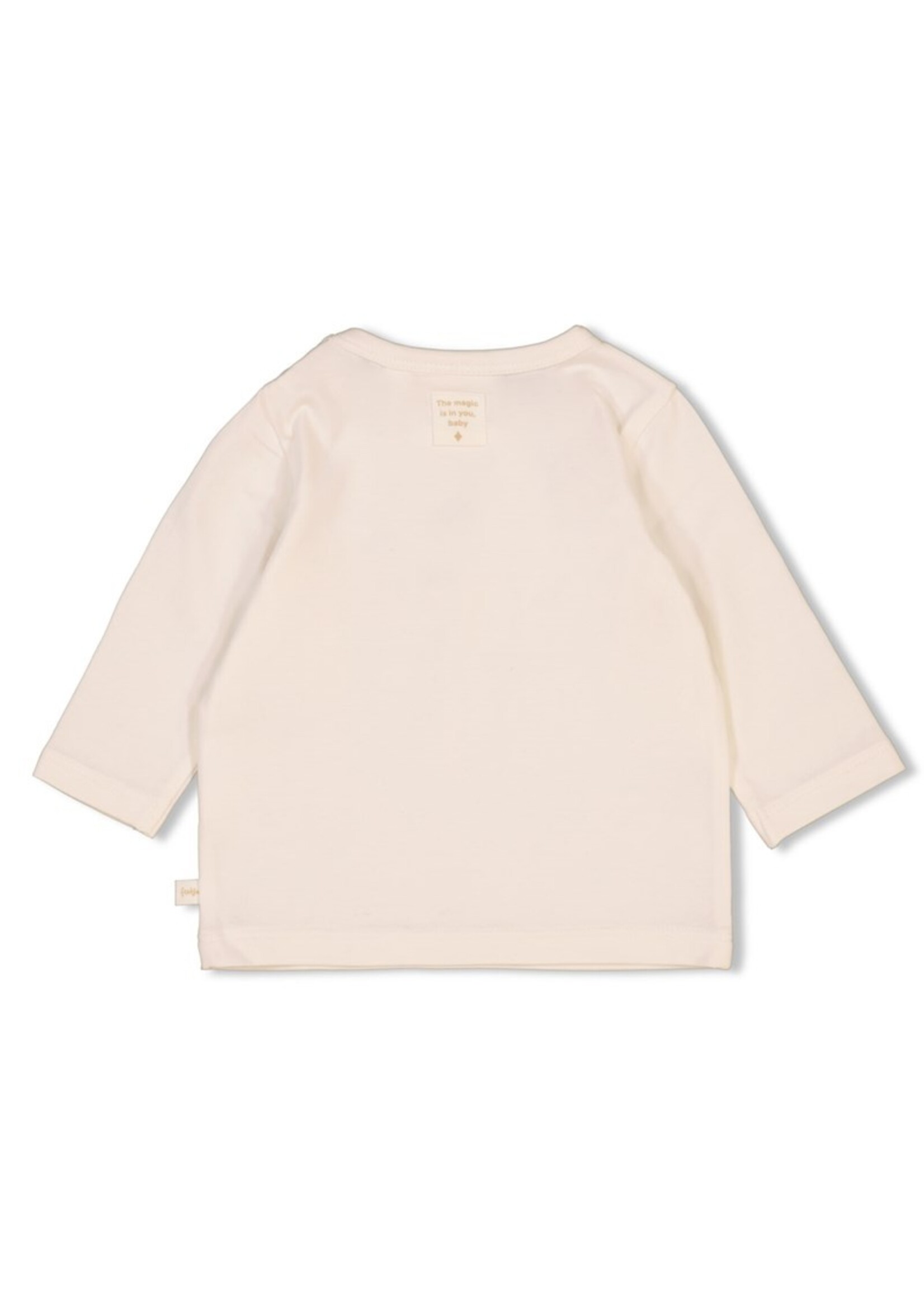 Feetje Feetje Longsleeve - Offwhite Roze Letters