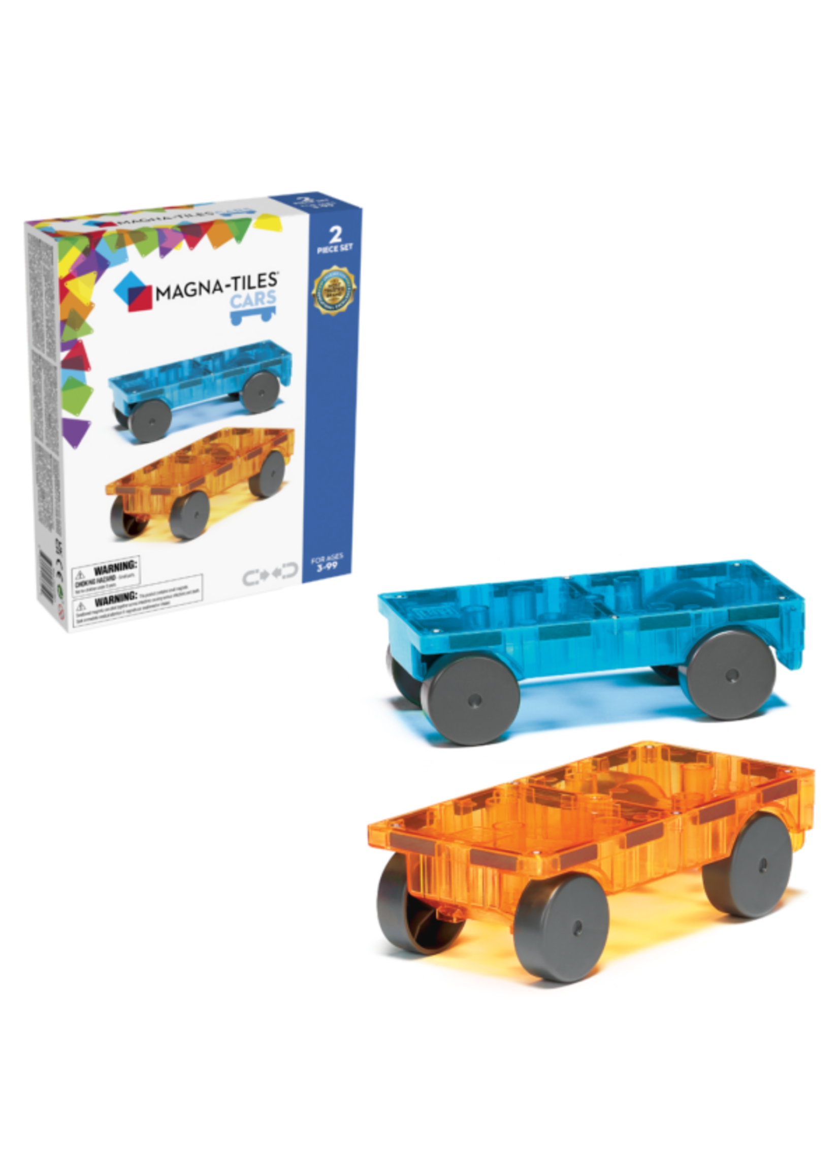 Magna-Tiles Magna-Tiles Cars - Blauw Geel