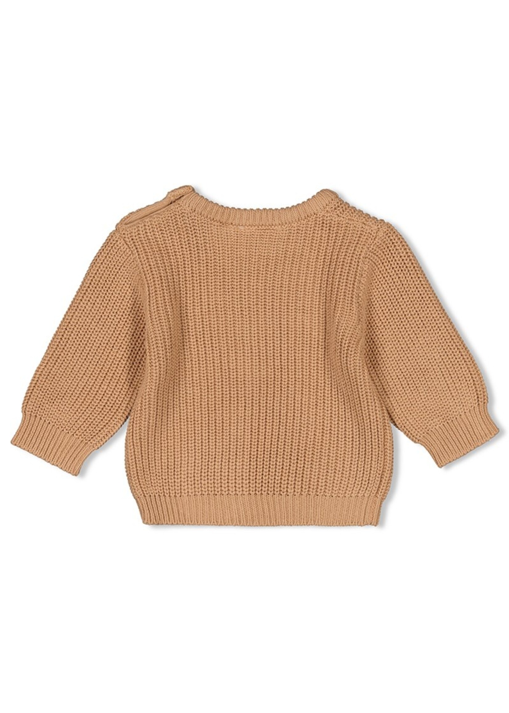 Feetje Sweater gebreid - Autumn Sweetness - Hazelnoot