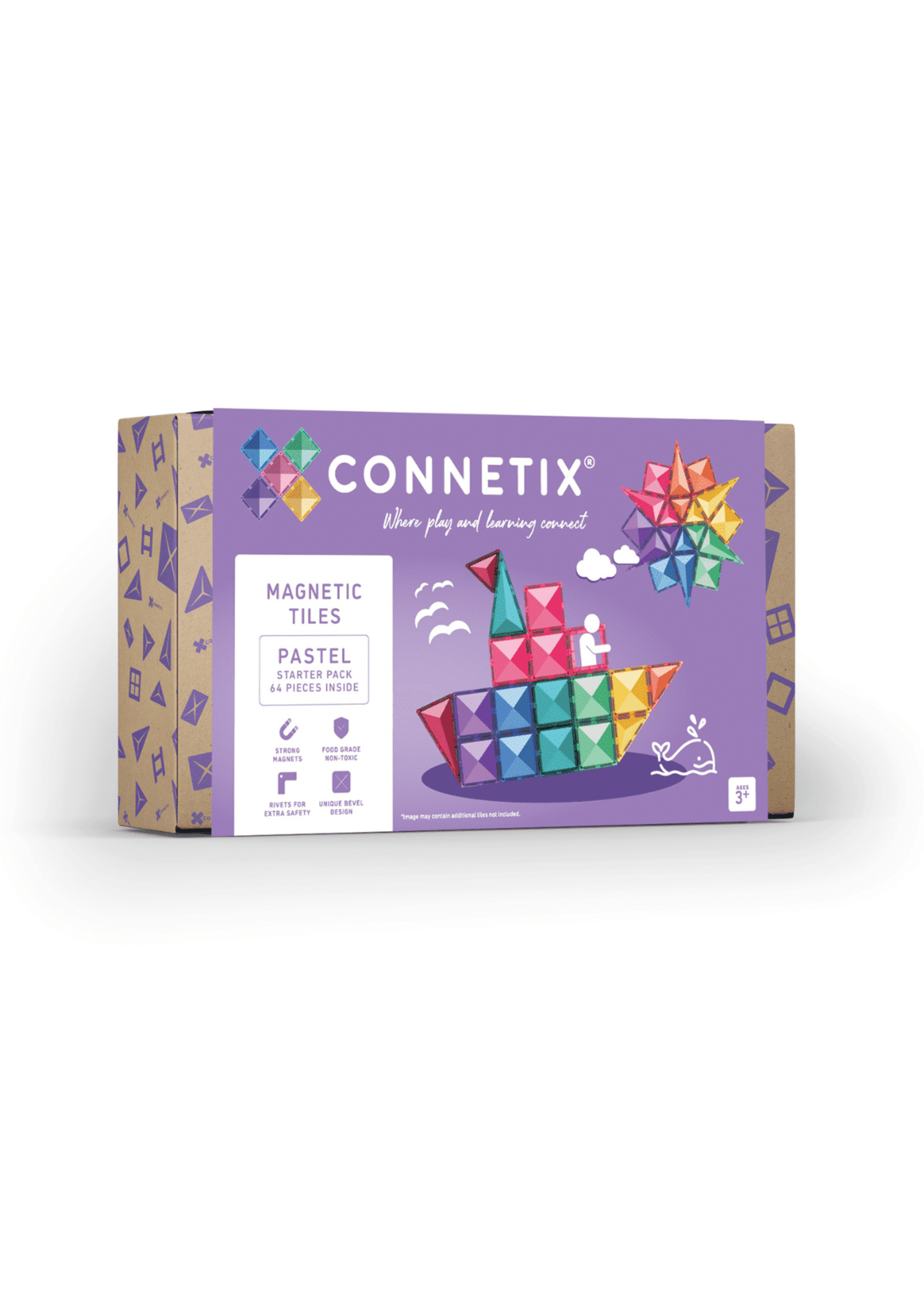 Connetix Connetix Pastel Starter Pack 64 pcs