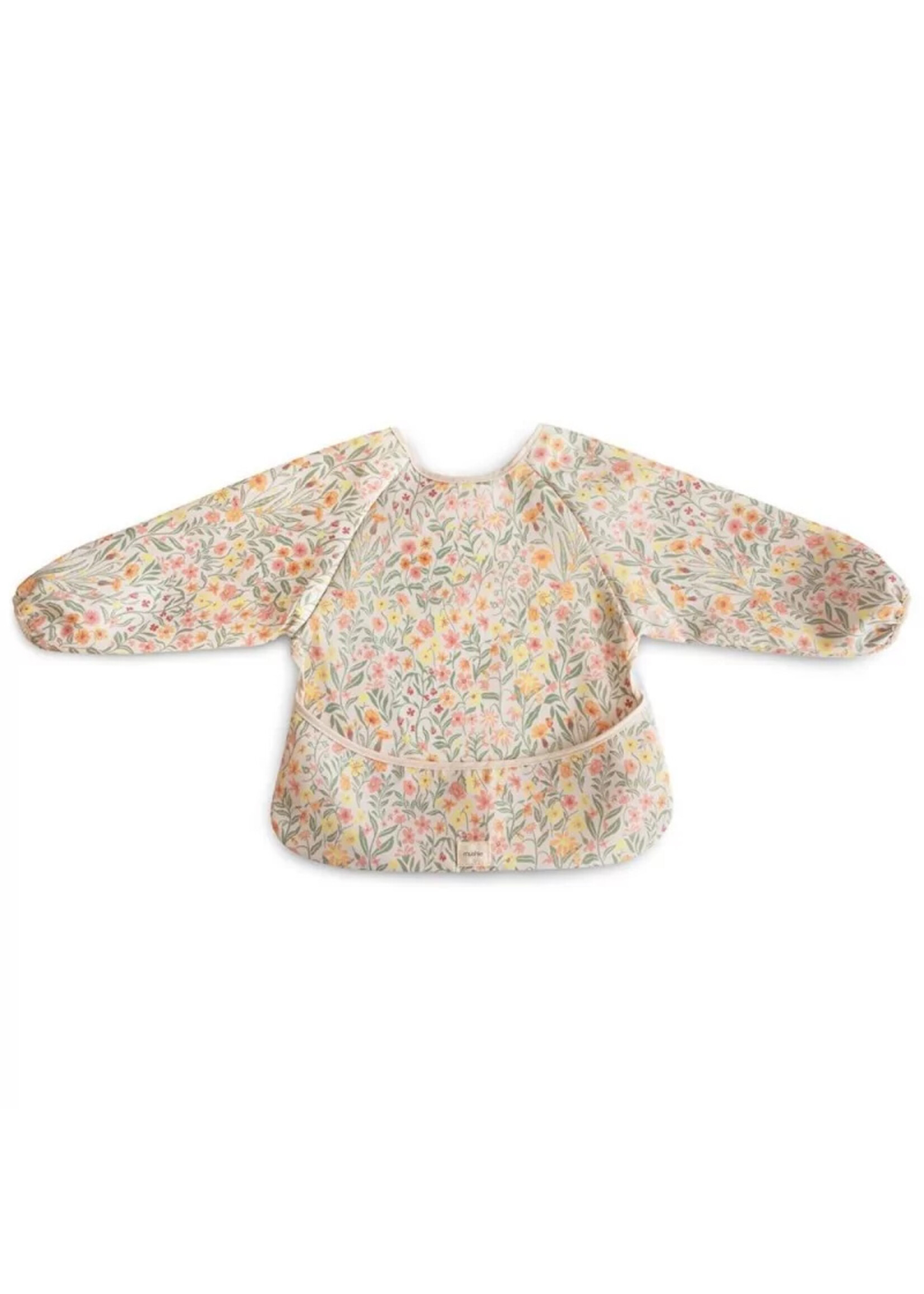 Mushie Mushie - Longsleeve Bib Pastel Blooms