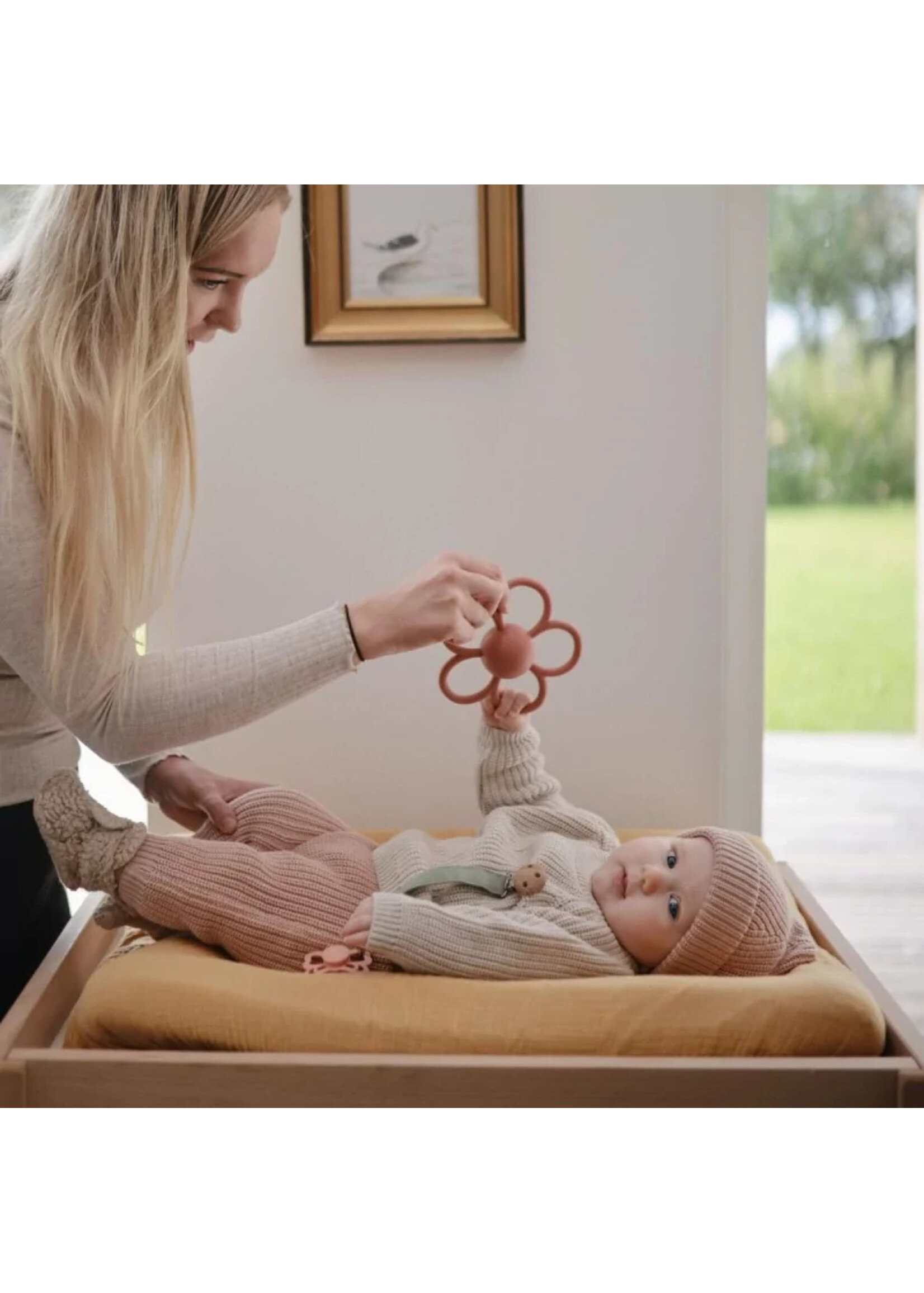 Mushie Mushie - Rattle Daisy Teether
