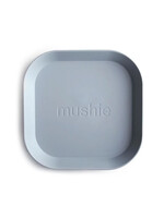 Mushie Mushie plate square cloud
