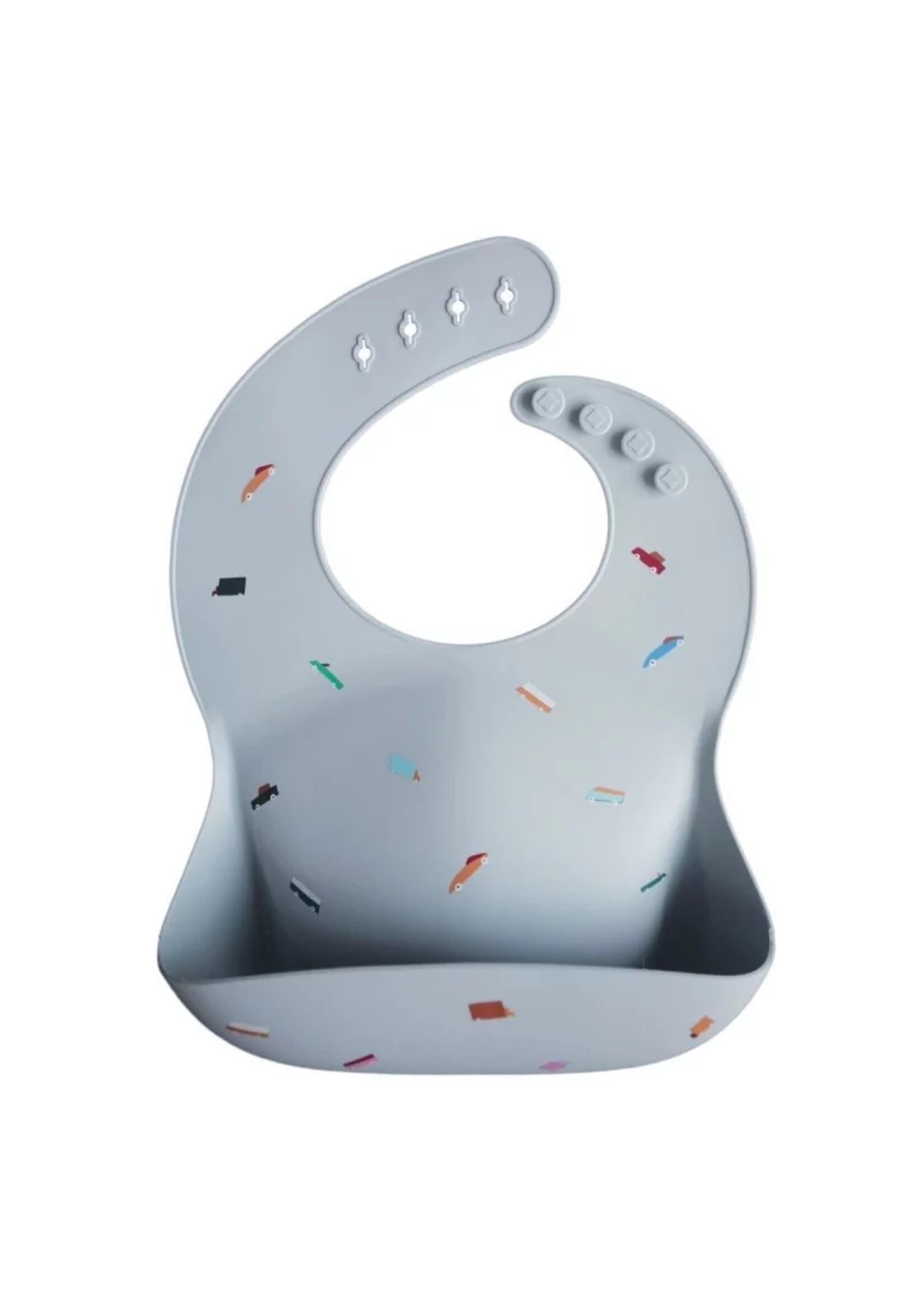Mushie Mushie Silicone Bib Slabber Retro Cars