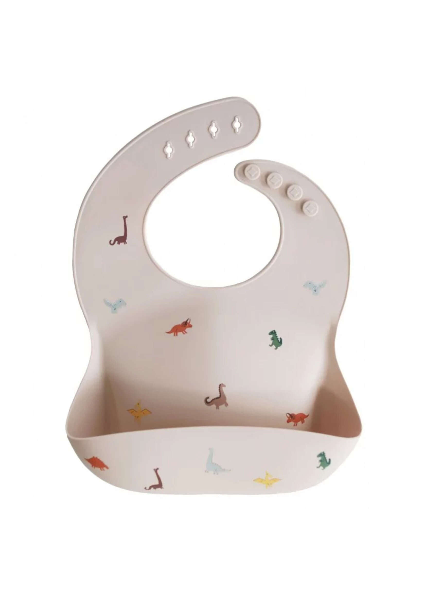 Mushie Mushie Silicone Bib Slabber Dino