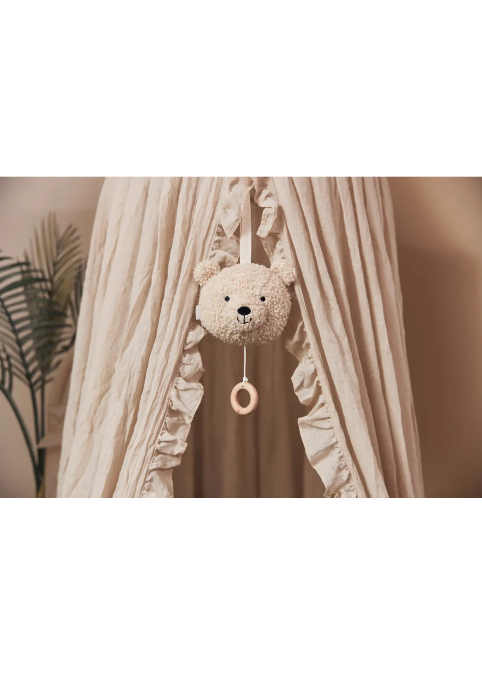 Jollein Muziekhanger Teddy Bear naturel