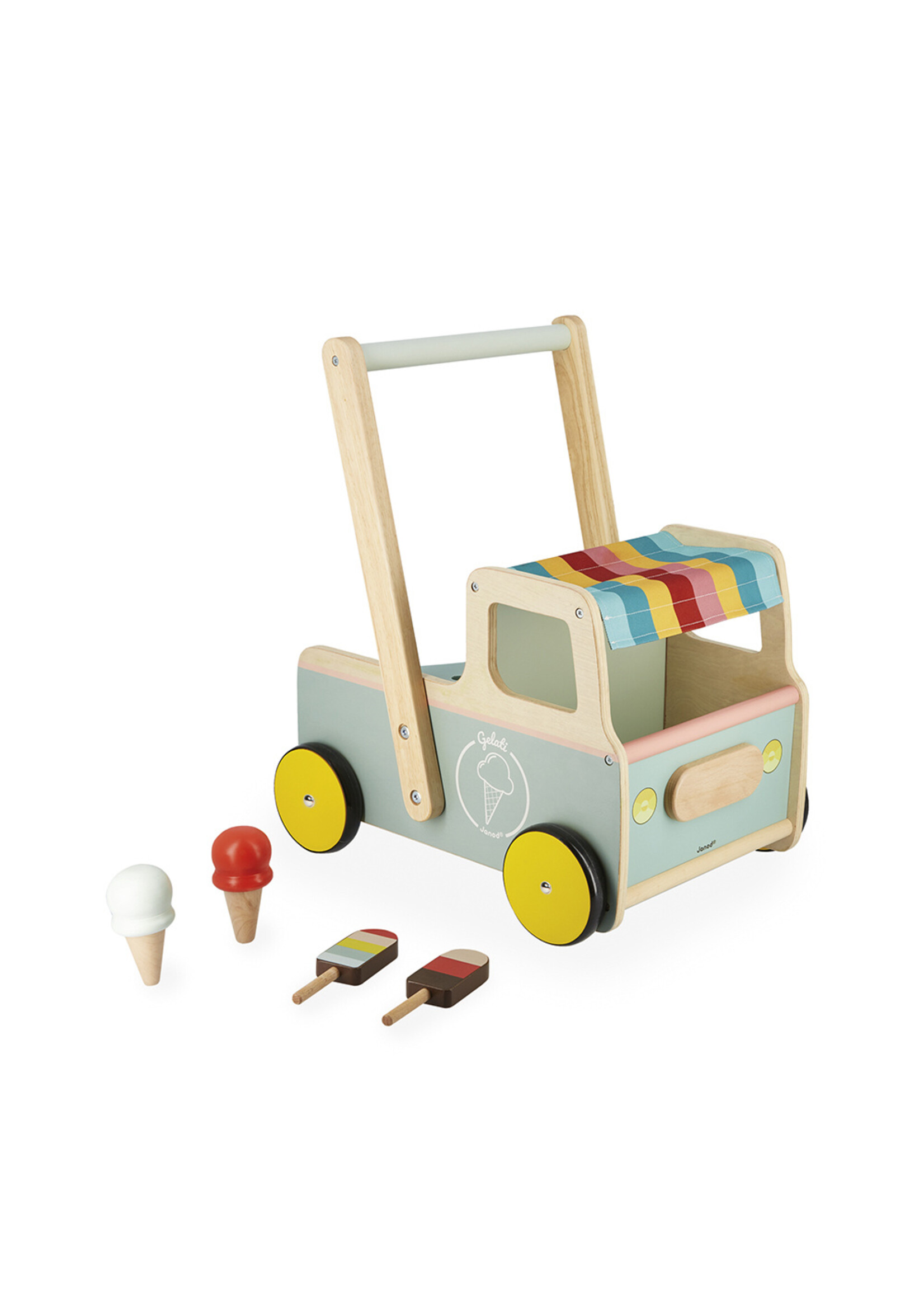 Janod Janod Loopwagen Ijscokar