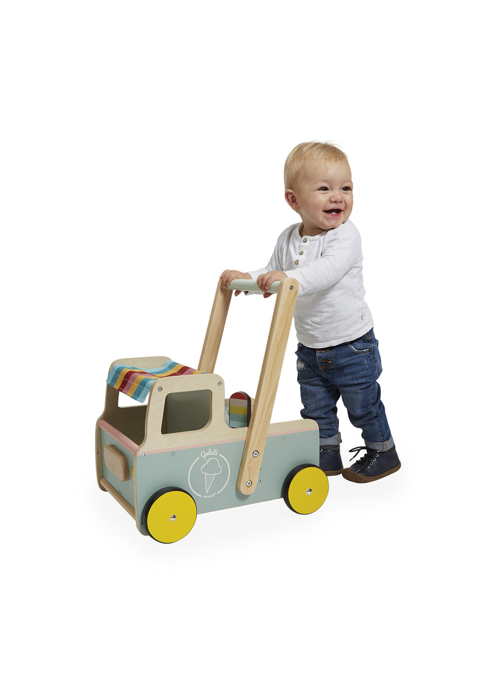 Janod Janod Loopwagen Ijscokar