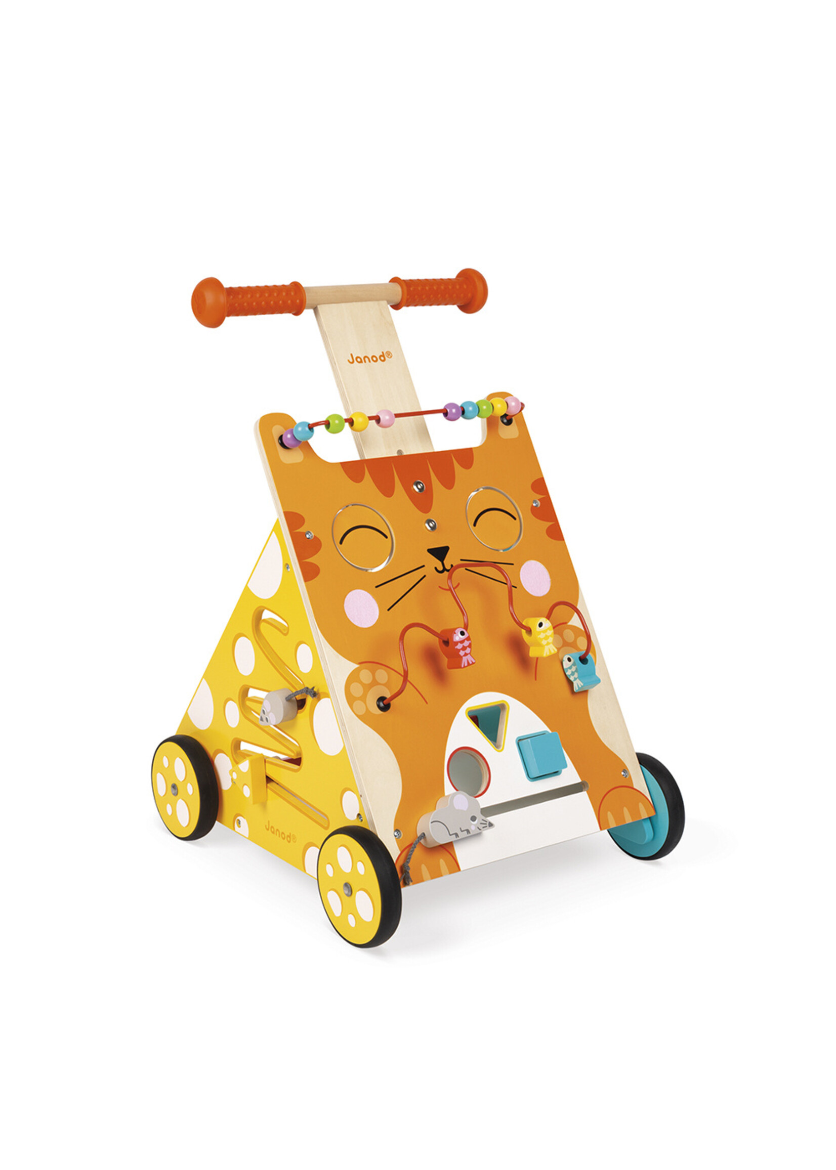 Janod Janod Baby loopwagen kat