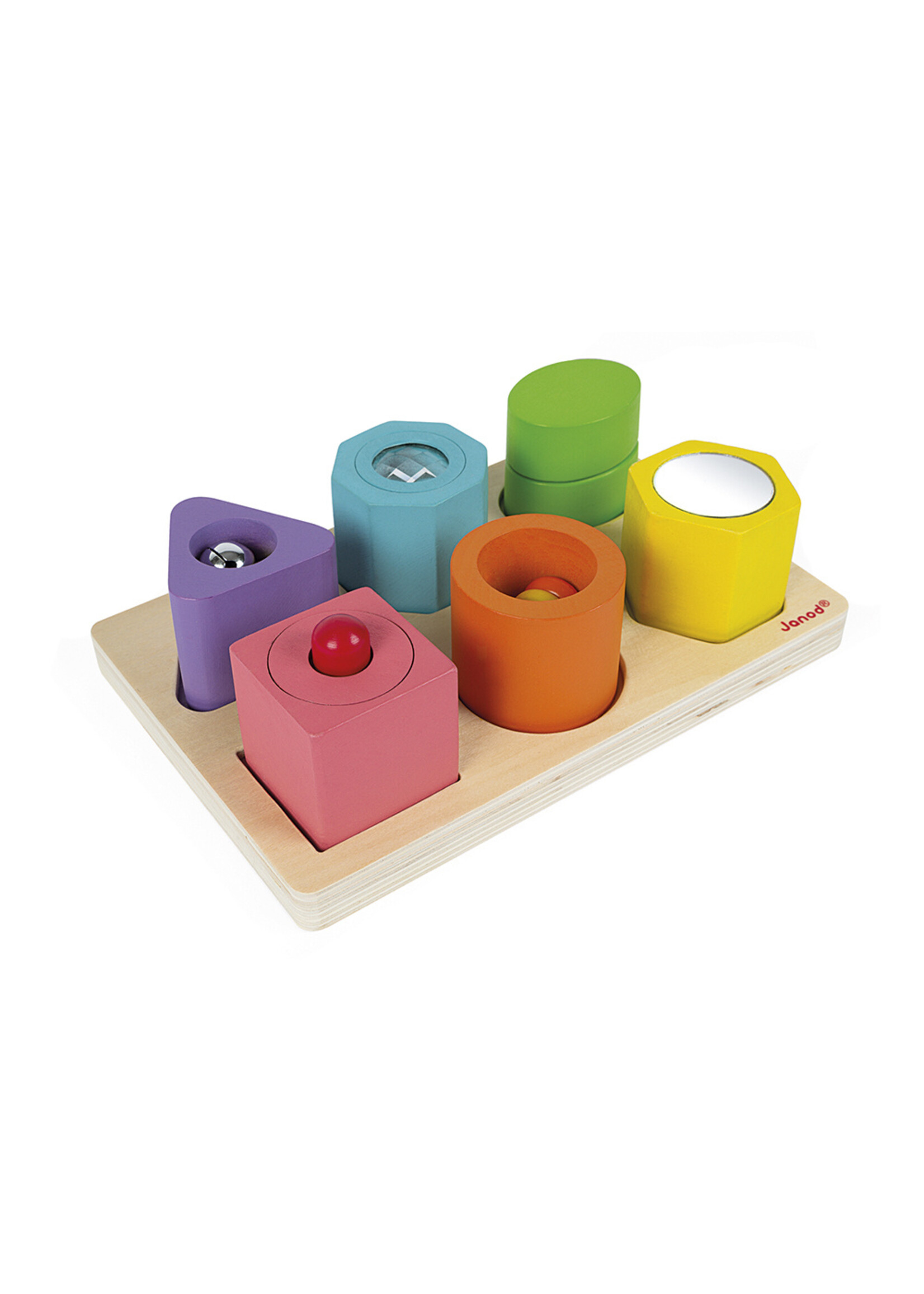Janod Janod Wood - Vorm en Geluid Puzzel