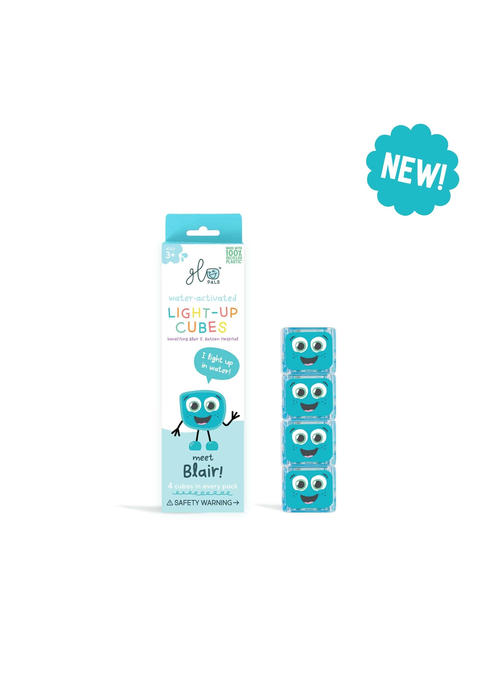 Glopals Glopals Light up cubes-4pc Lumi!