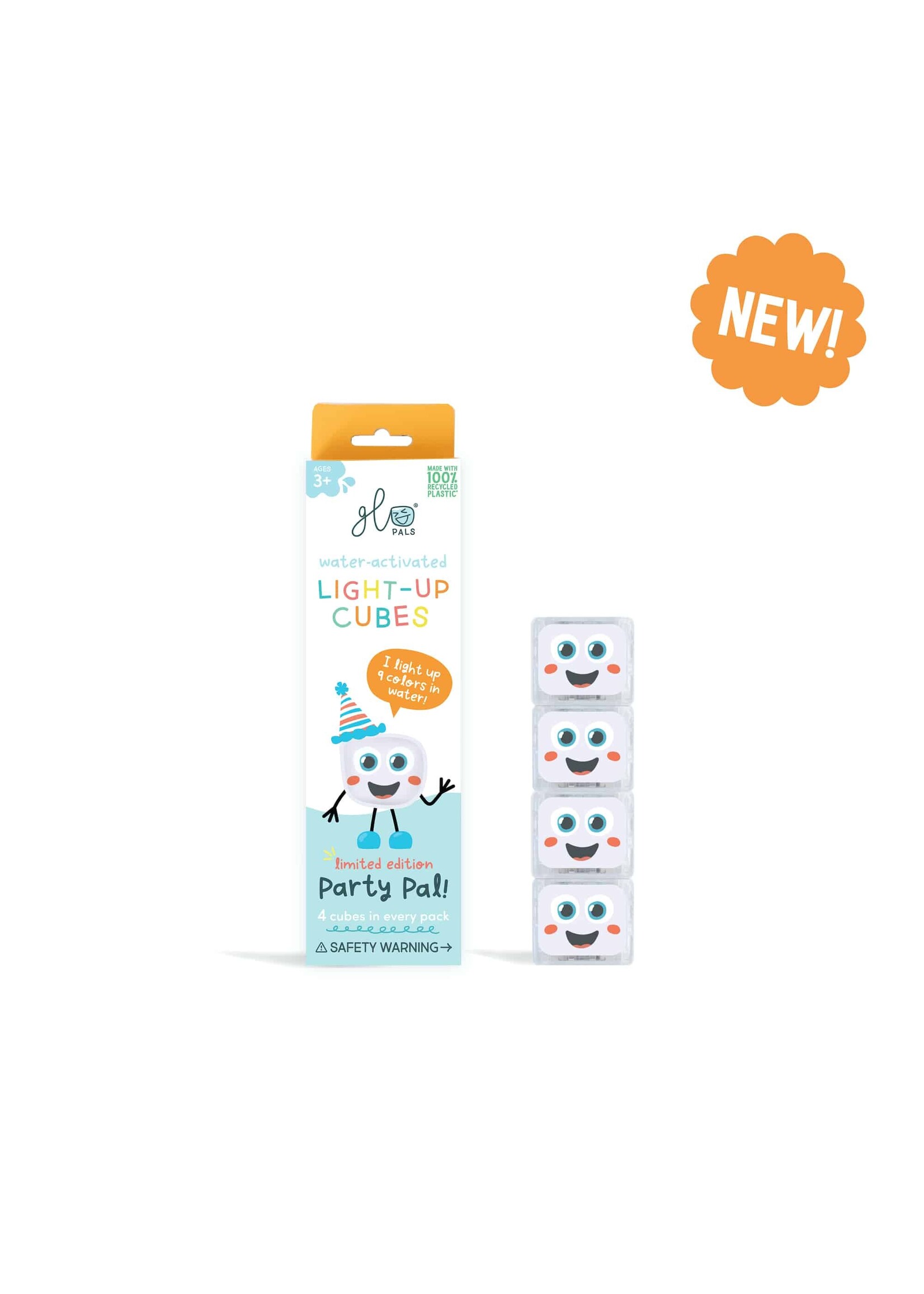 Glopals Glopals Light up cubes-4pc Party