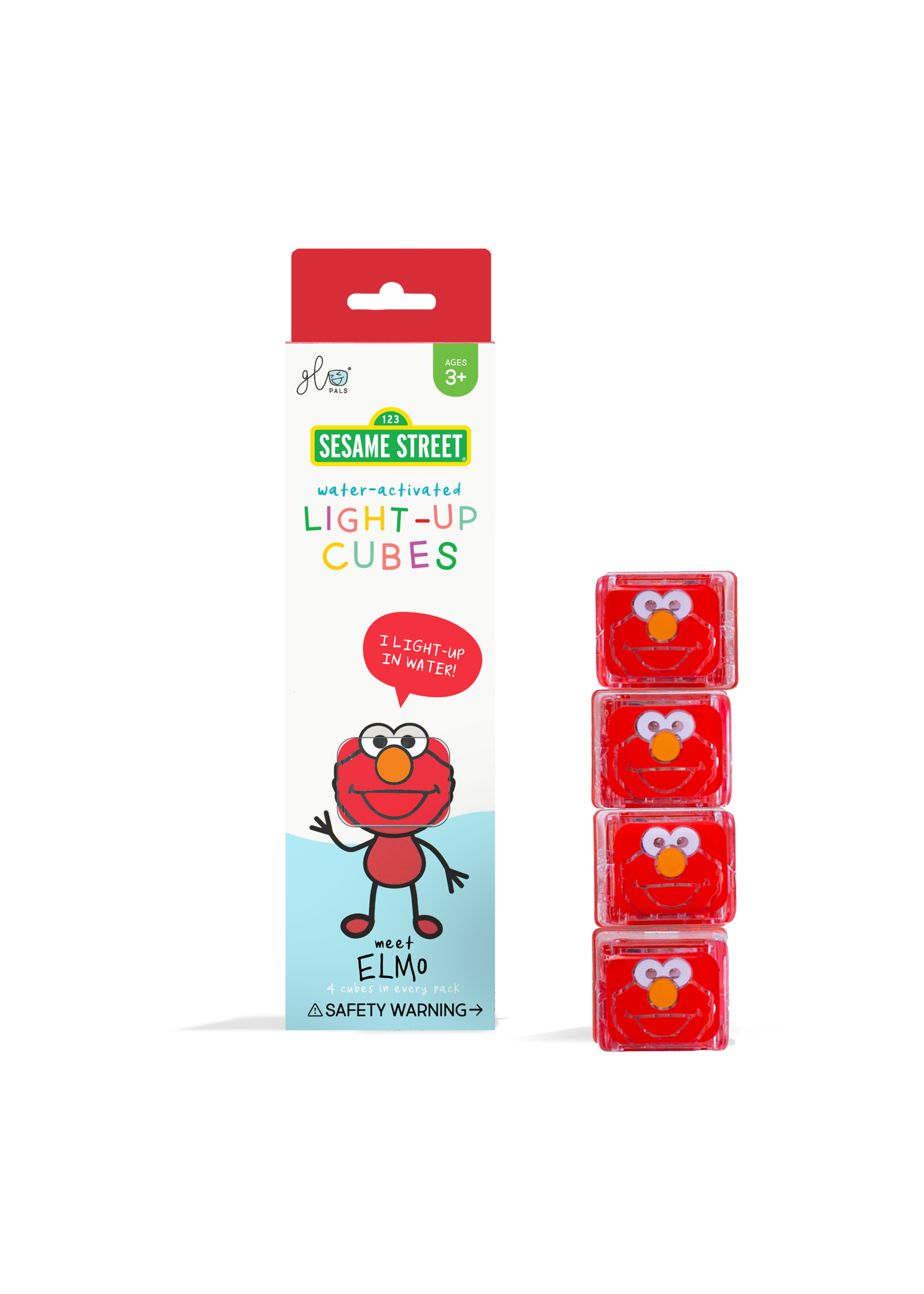 Glopals Glo Pals Light Up Cubes Elmo