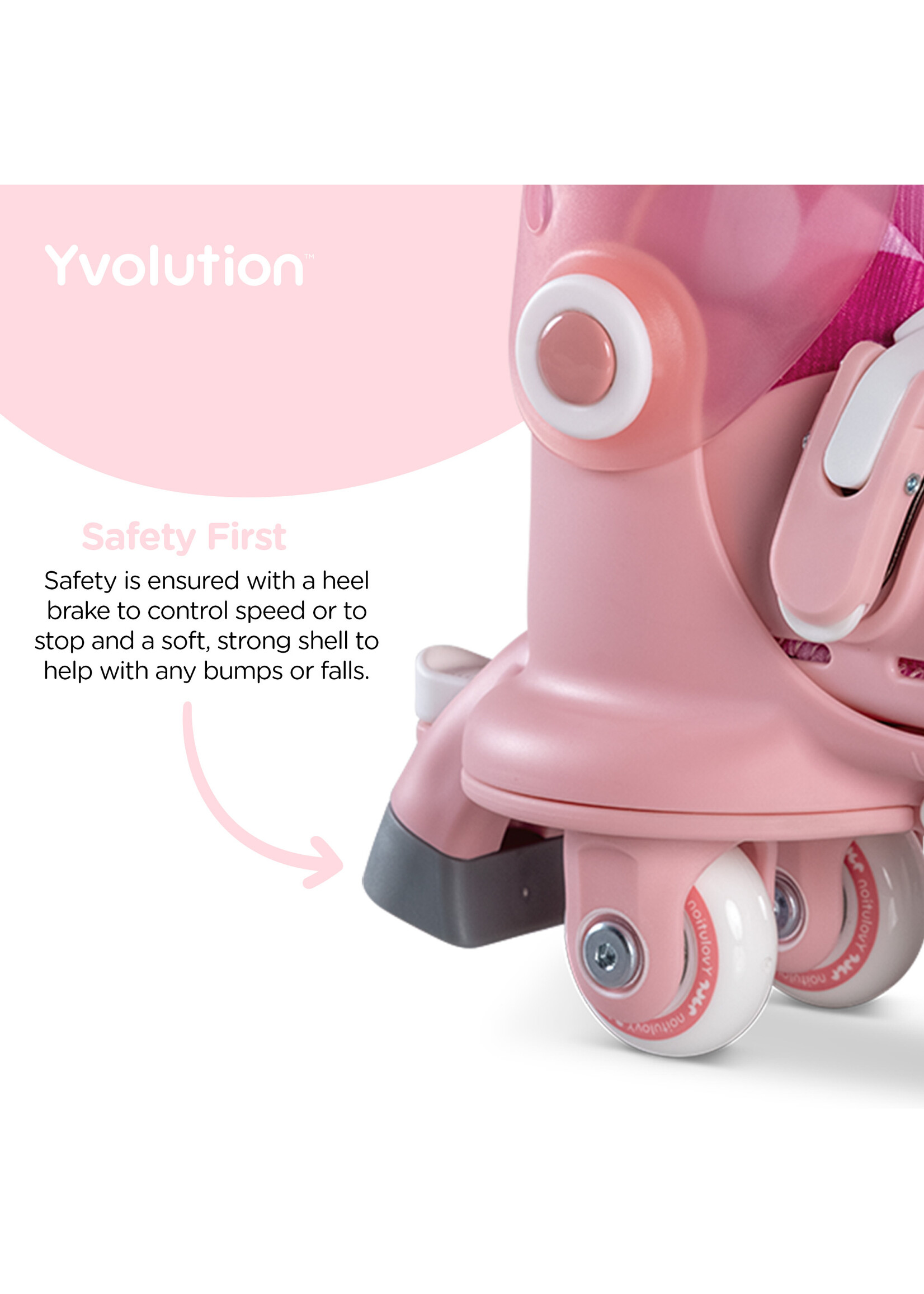 Yvolution Yvolution - Twista Skates Roze