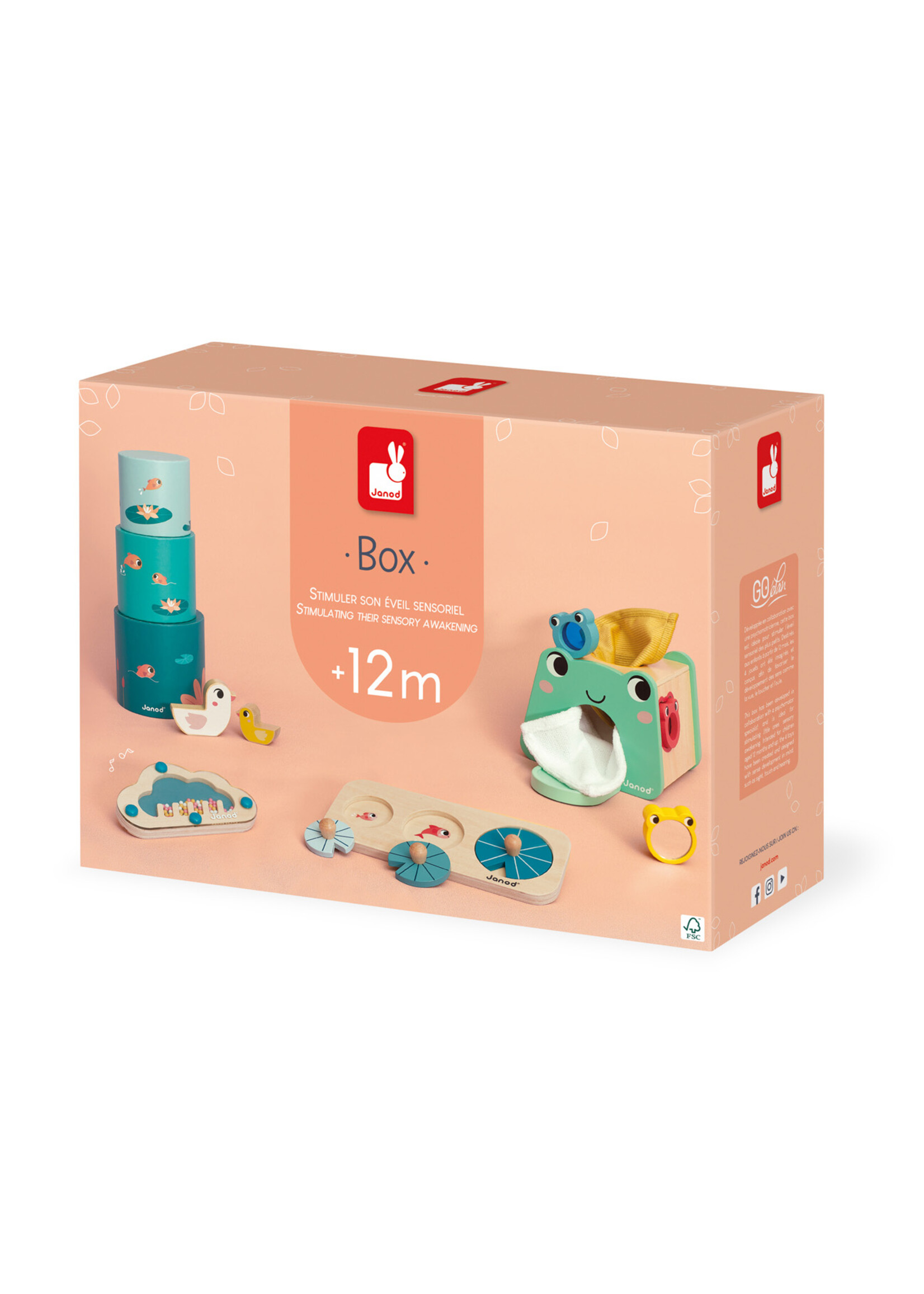 Janod Janod- Box 12 Maanden Zintuigelijke Waarneming