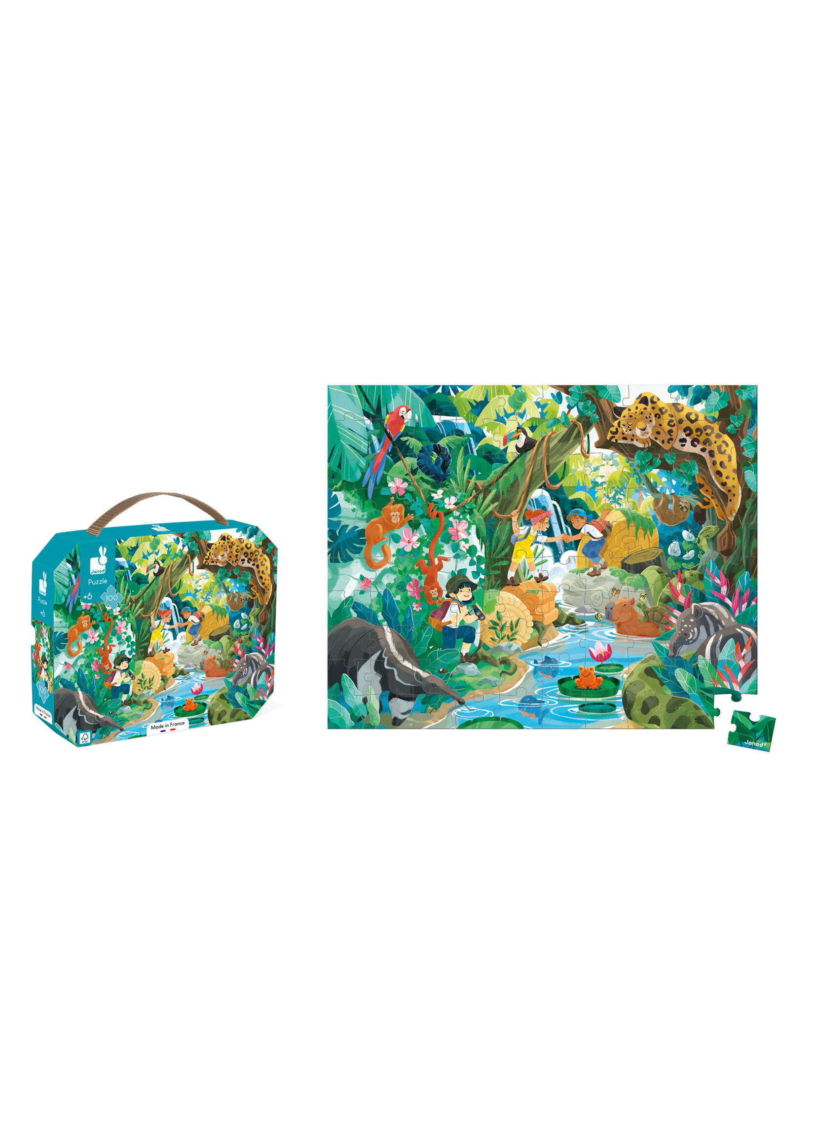 Janod Janod Puzzel - Het Avontuur 100 pcs