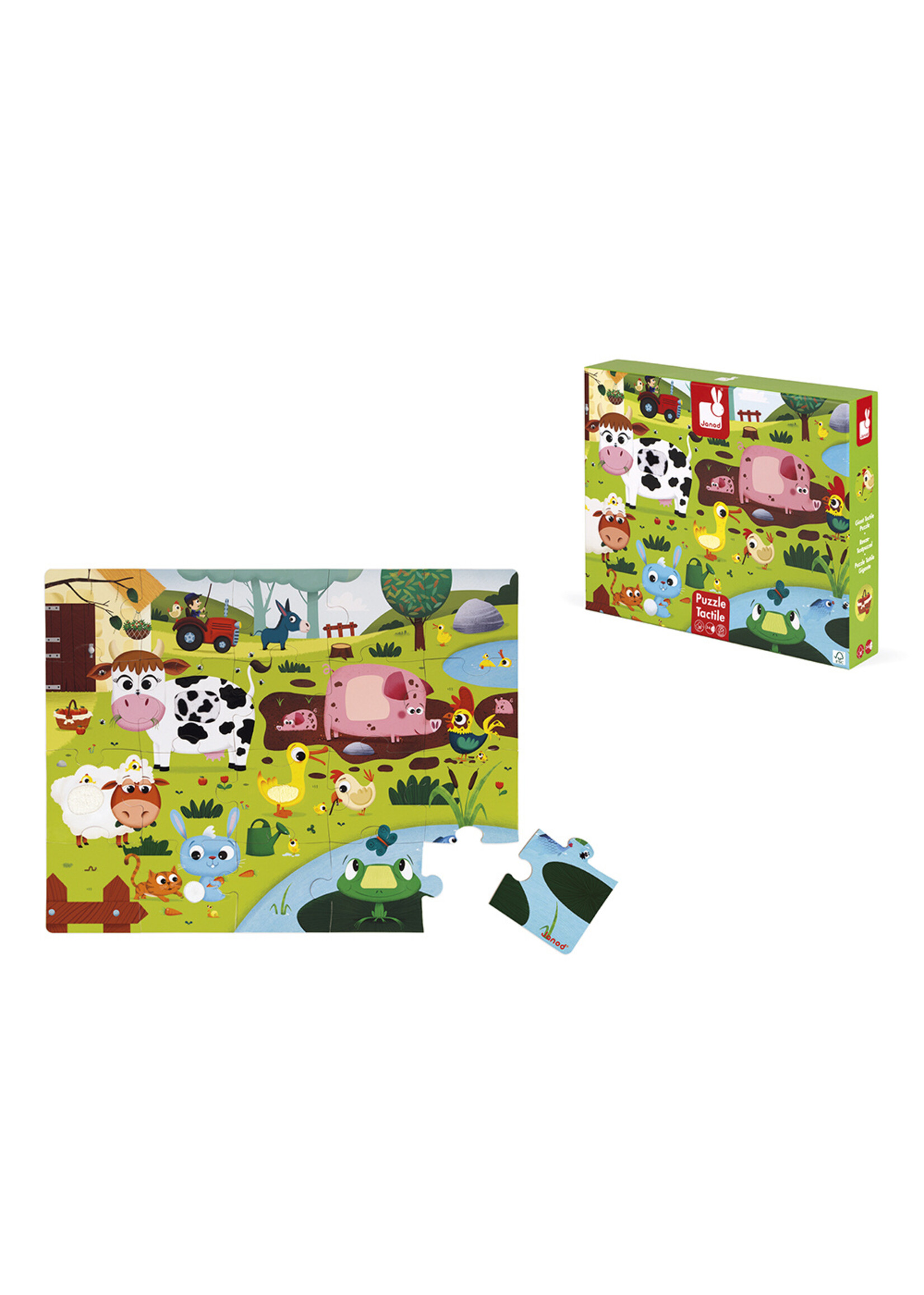 Janod Janod Voelpuzzel - Boerderijdieren