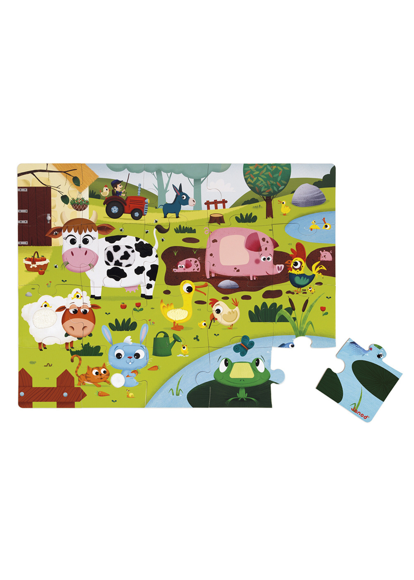 Janod Janod Voelpuzzel - Boerderijdieren