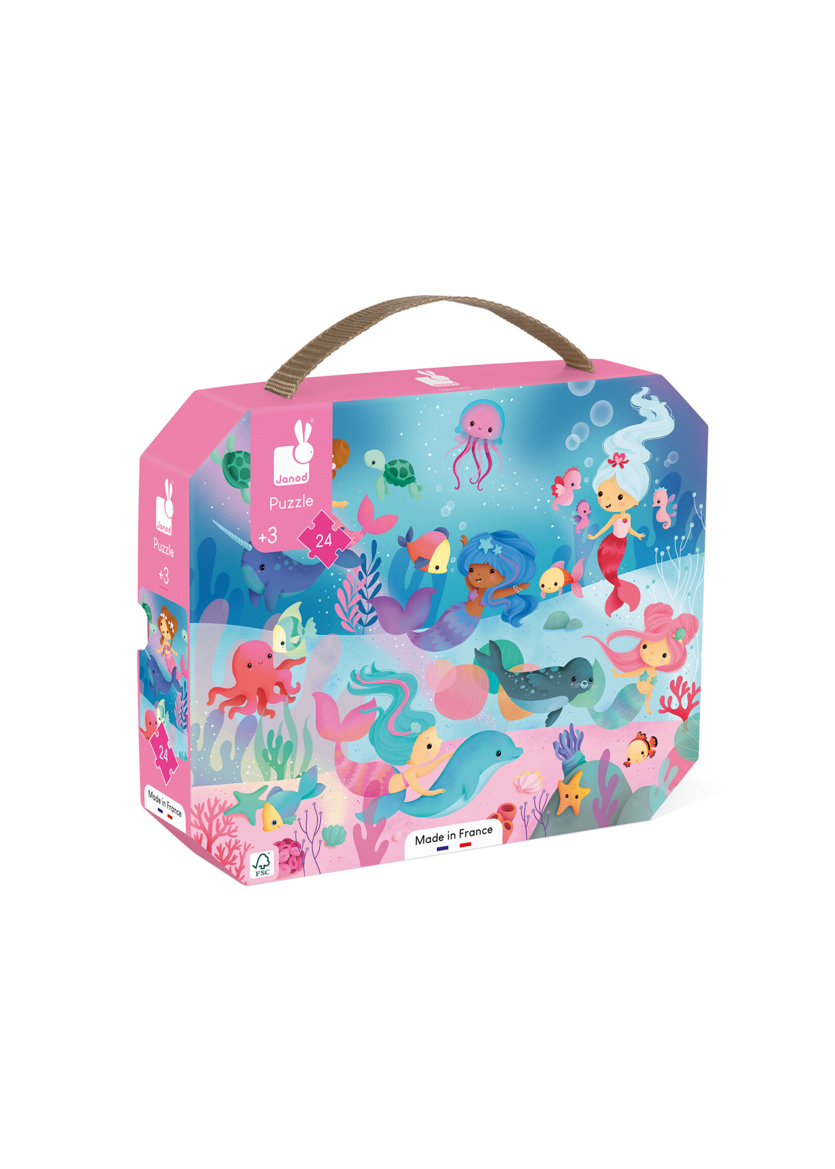 Janod Janod puzzel - Zeemeerminnen 24 pcs