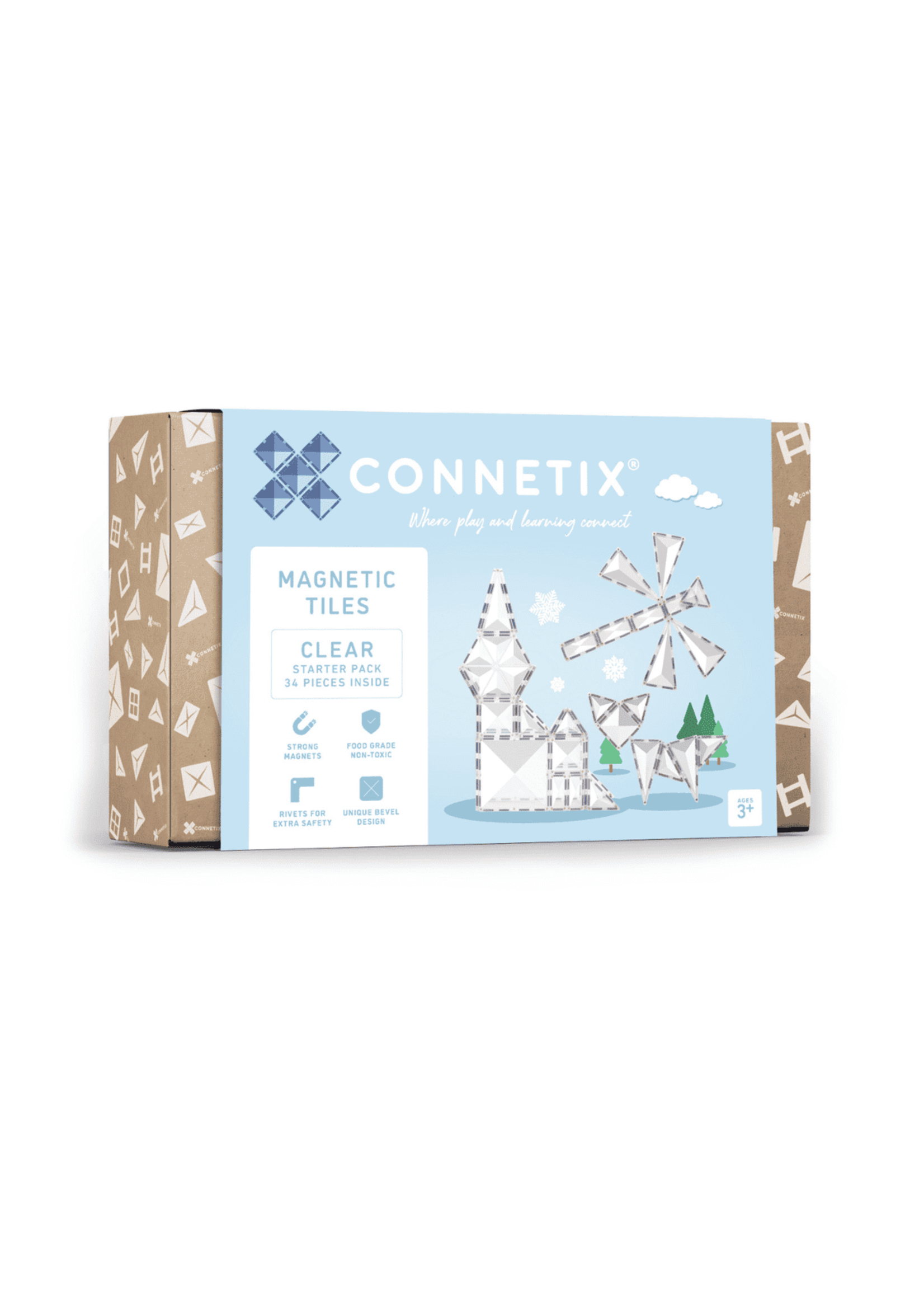 Connetix Connetix 34 pc Clear Starter Pack