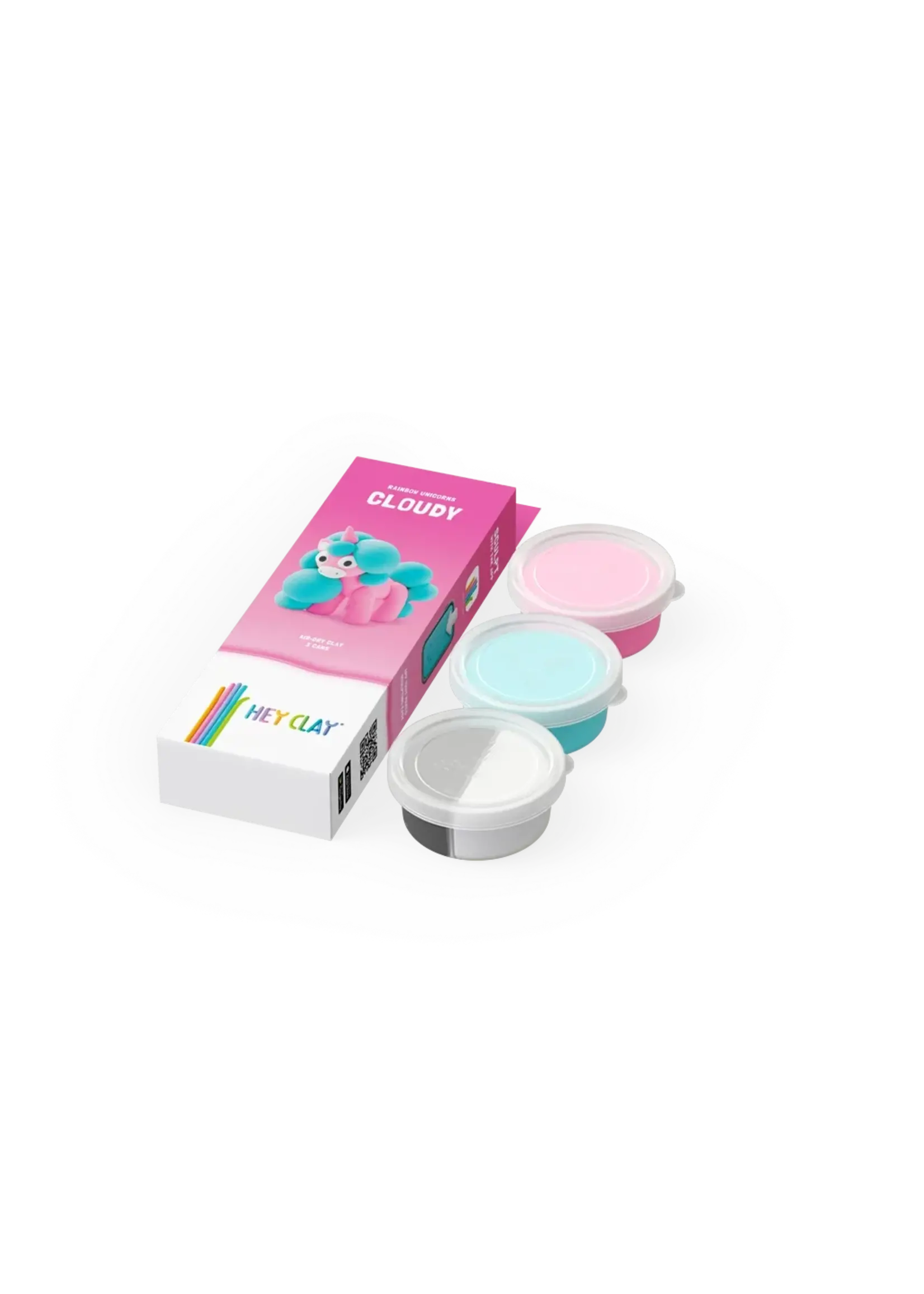 Hey Clay Rainbow Unicorns - Cloudy
