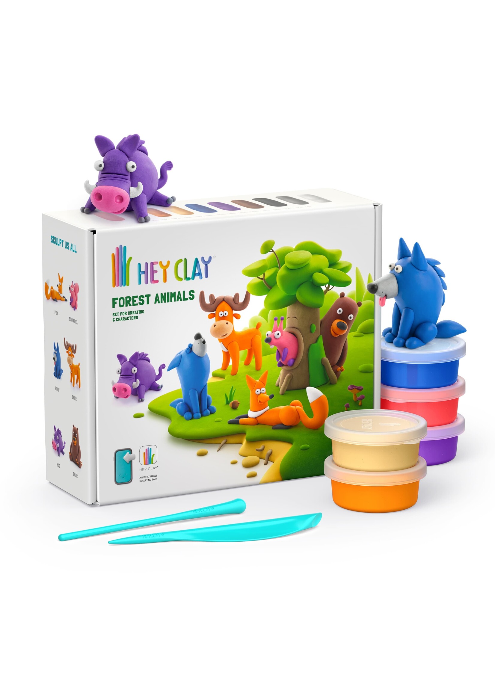 Hey Clay Bosdieren - 15 potjes