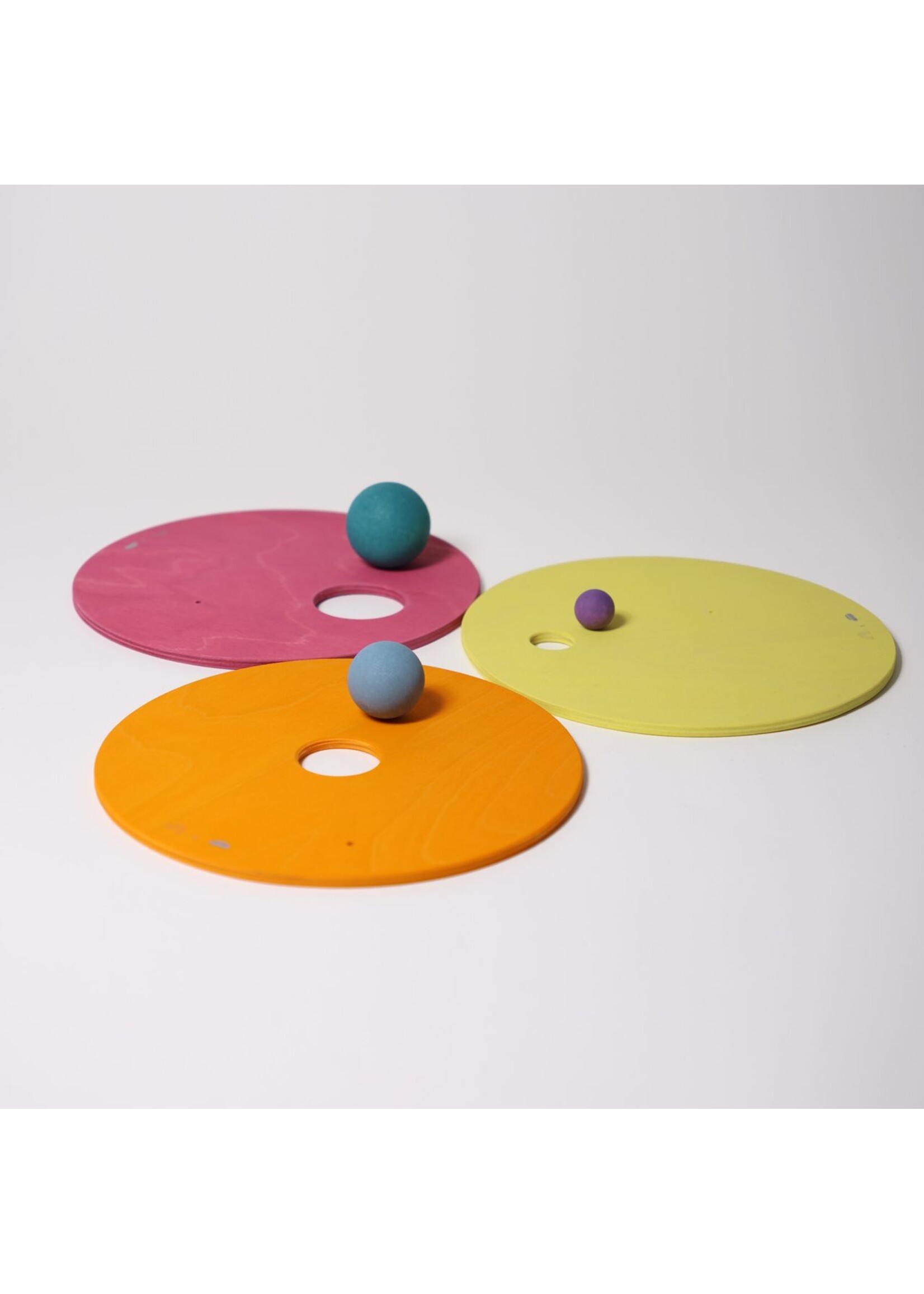 Grimms x Stapelstein Grimms x Stapelstein - Rolling Discs - Warm Pastel