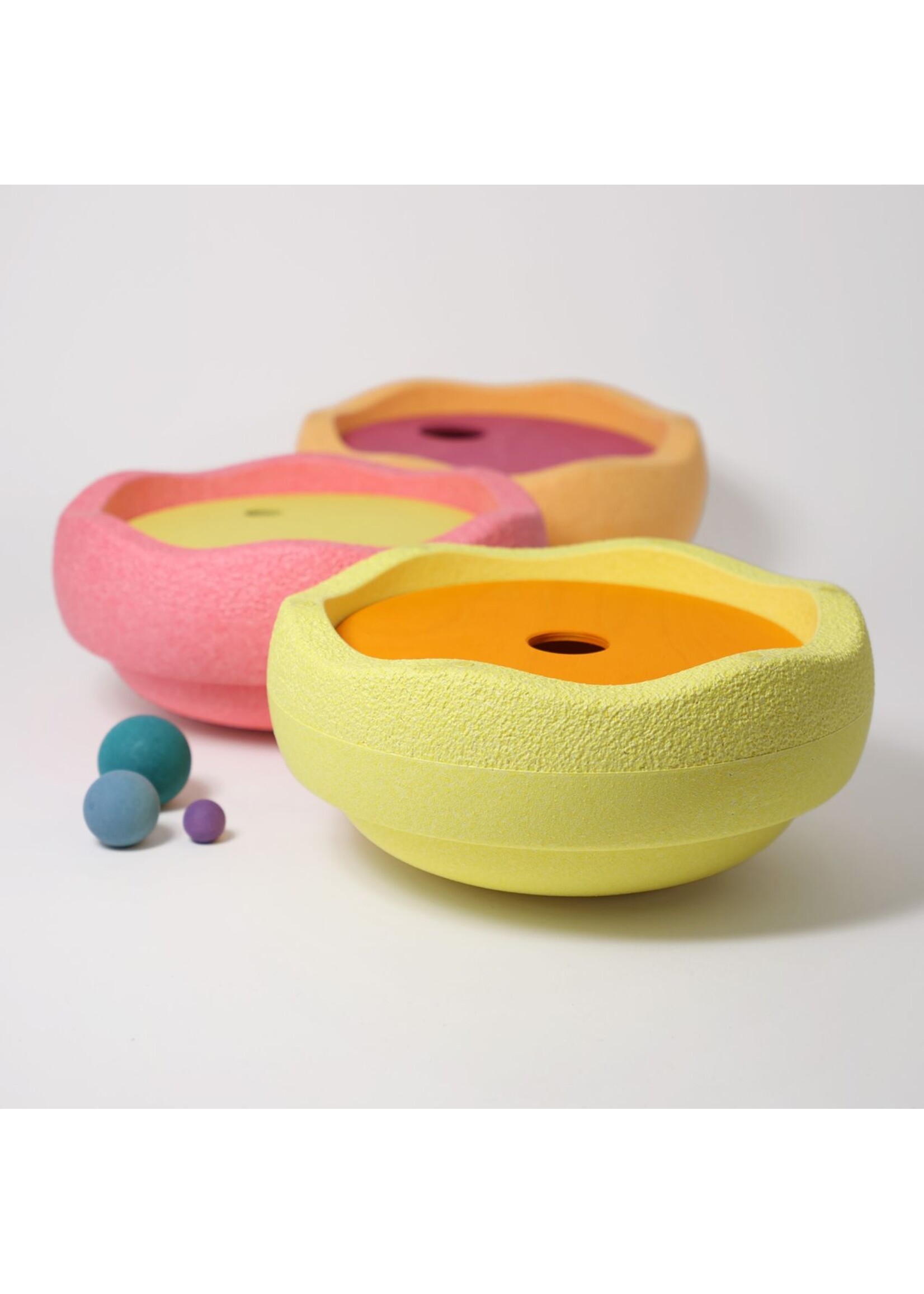 Grimms x Stapelstein Grimms x Stapelstein - Rolling Discs - Warm Pastel