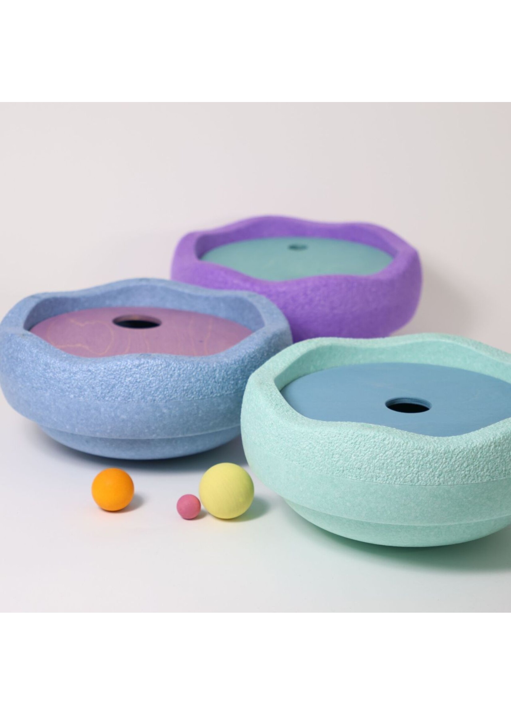 Grimms x Stapelstein Grimms x Stapelstein - Rolling Discs - Cool Pastel