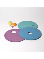 Grimms x Stapelstein Grimms x Stapelstein - Rolling Discs - Cool Pastel