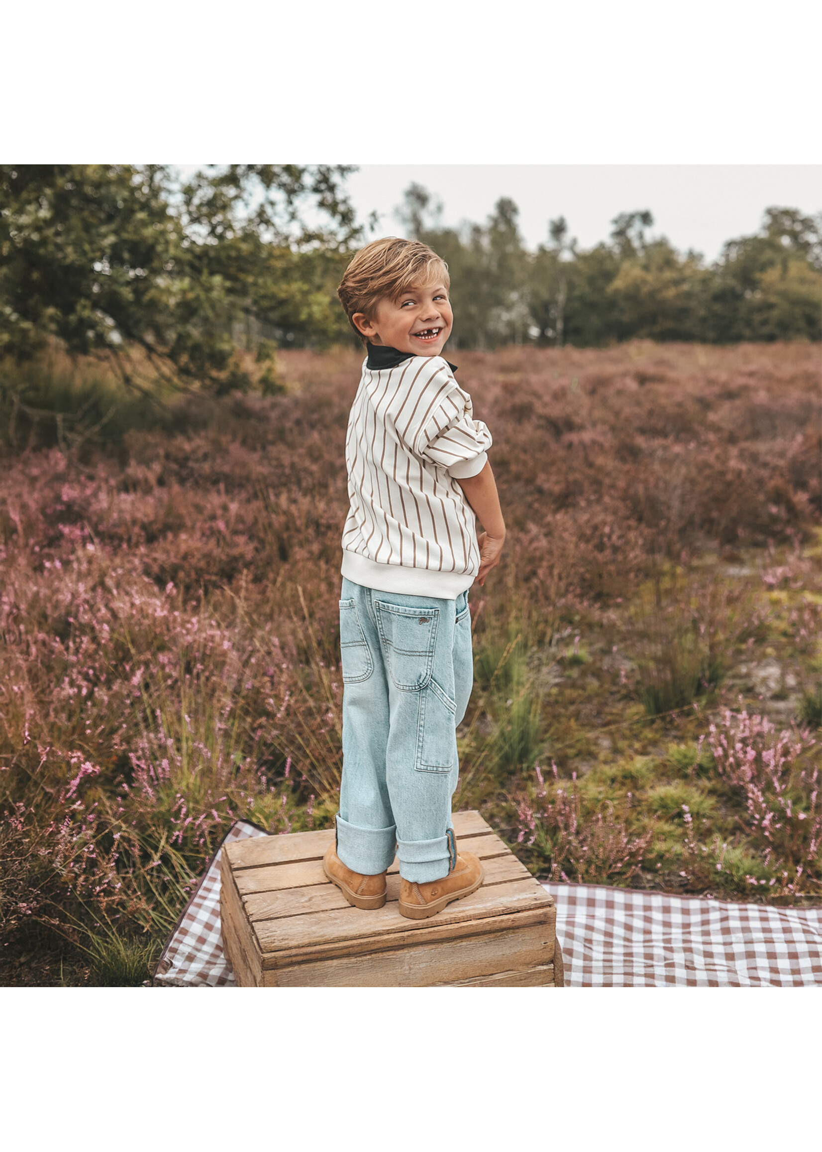 Your Wishes Your Wishes - Denim Worker Jeans - Light Blue