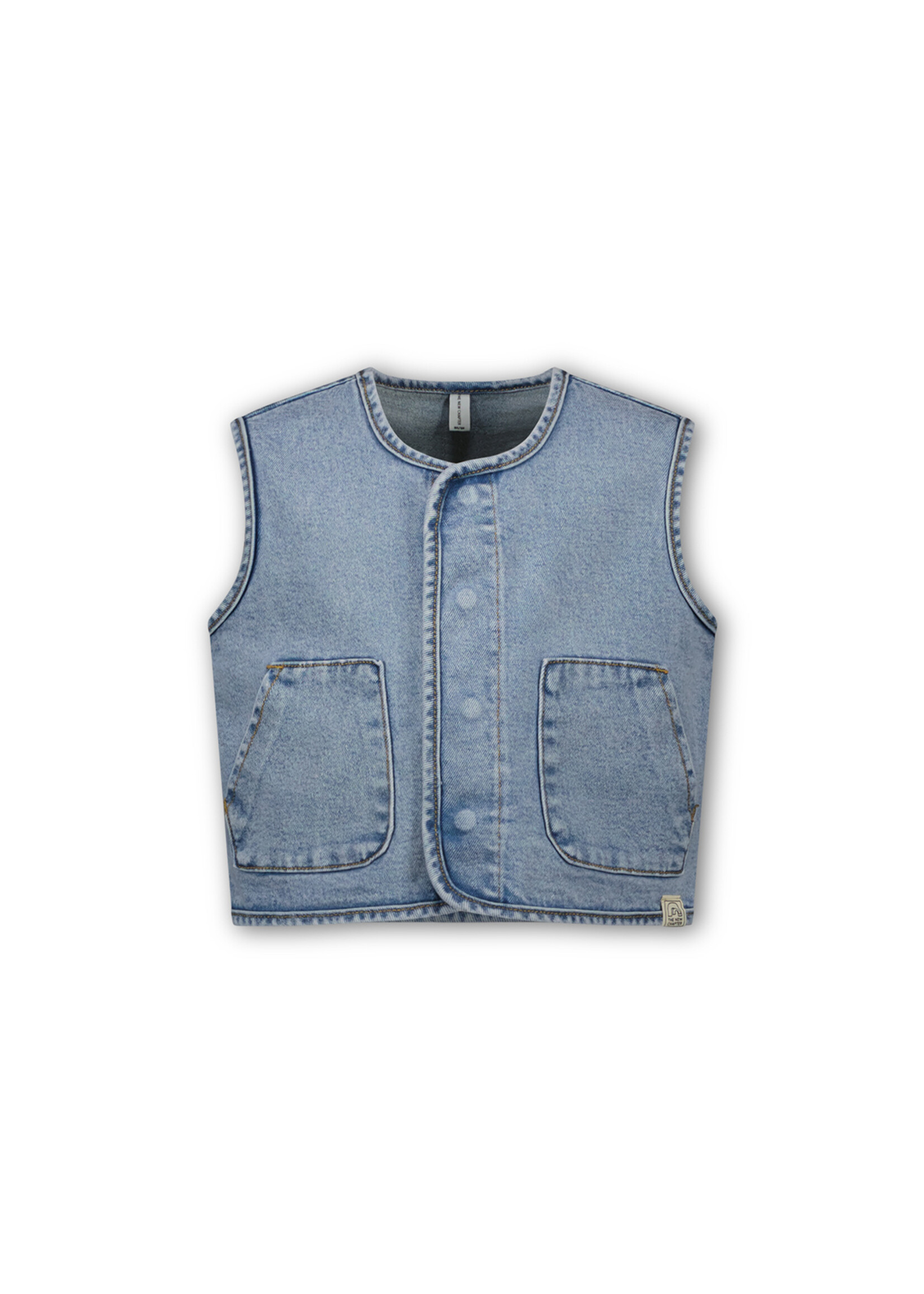 The New Chapter Claes The New Chapter Gilet - Light Denim