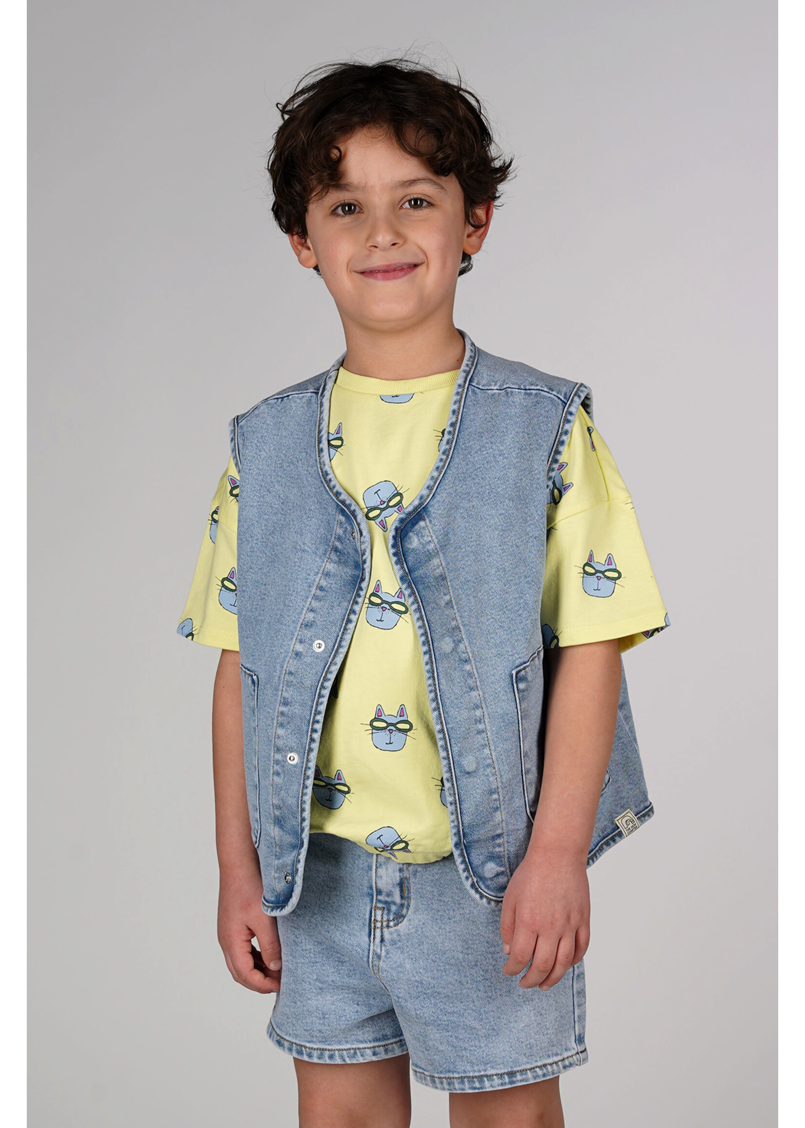 The New Chapter Claes The New Chapter Gilet - Light Denim
