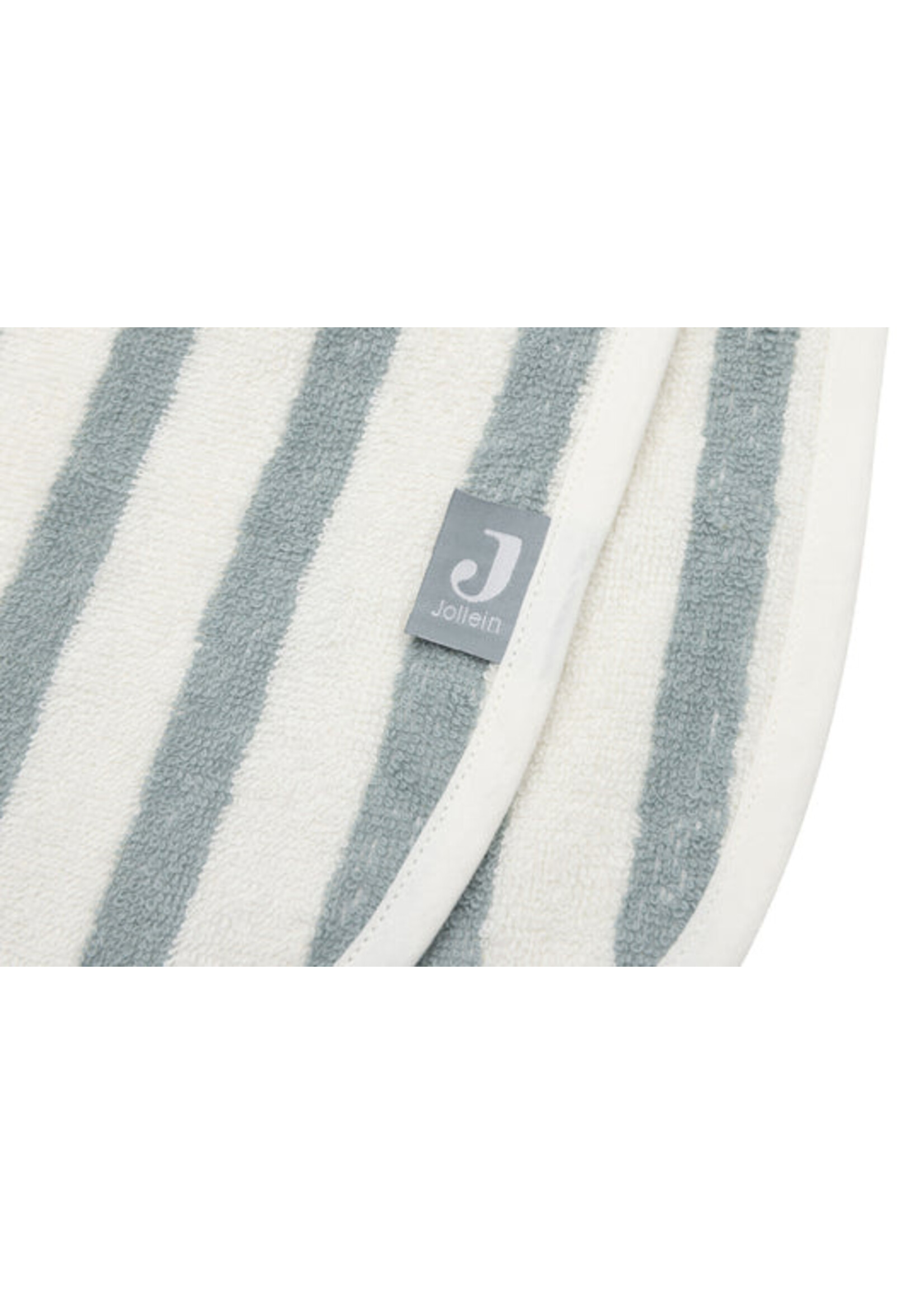 Jollein Jollein - Badponcho Stripe Terry Sea Green