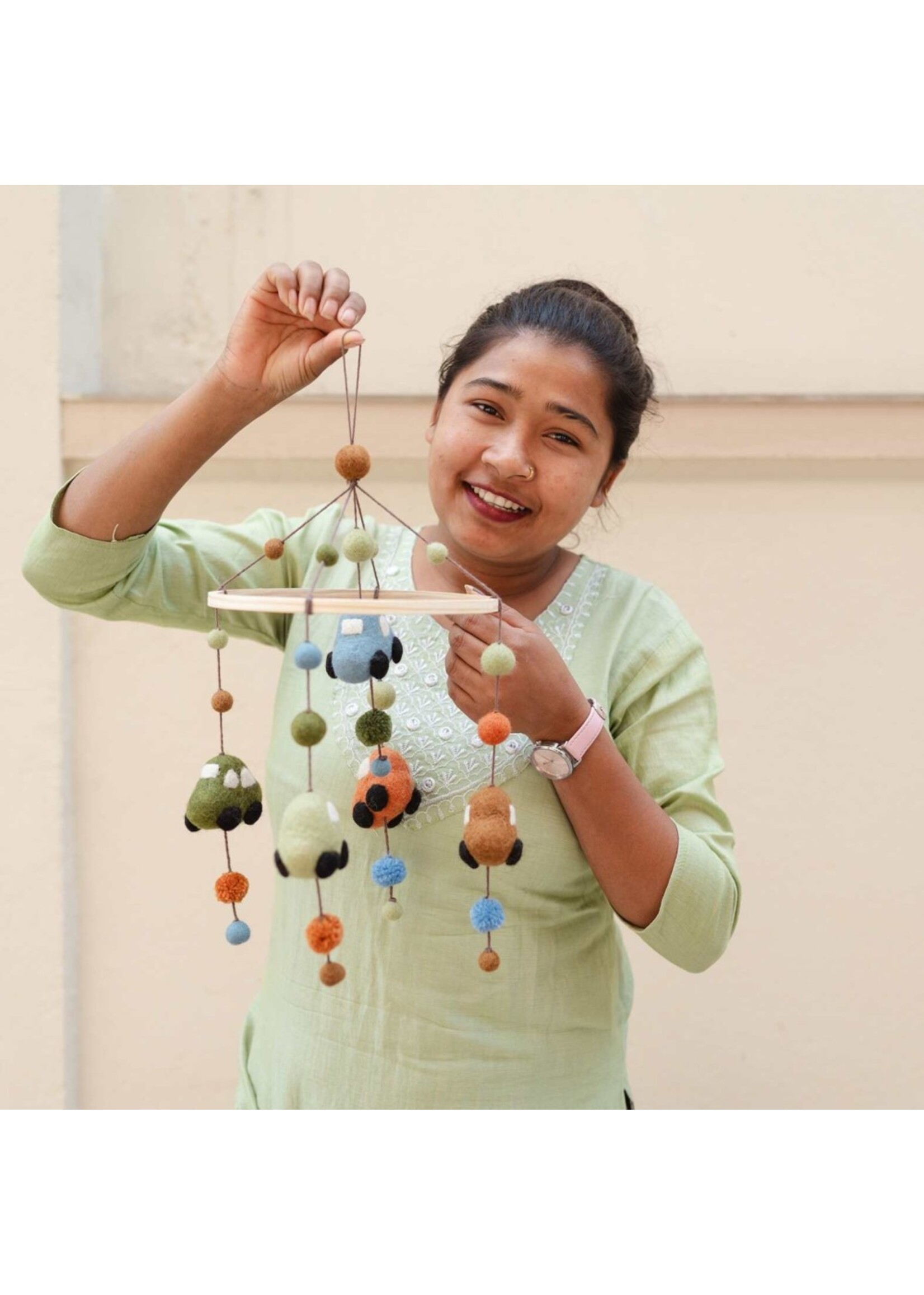 Sjaal met Verhaal Mobiel auto 3D - Sjaal met verhaal