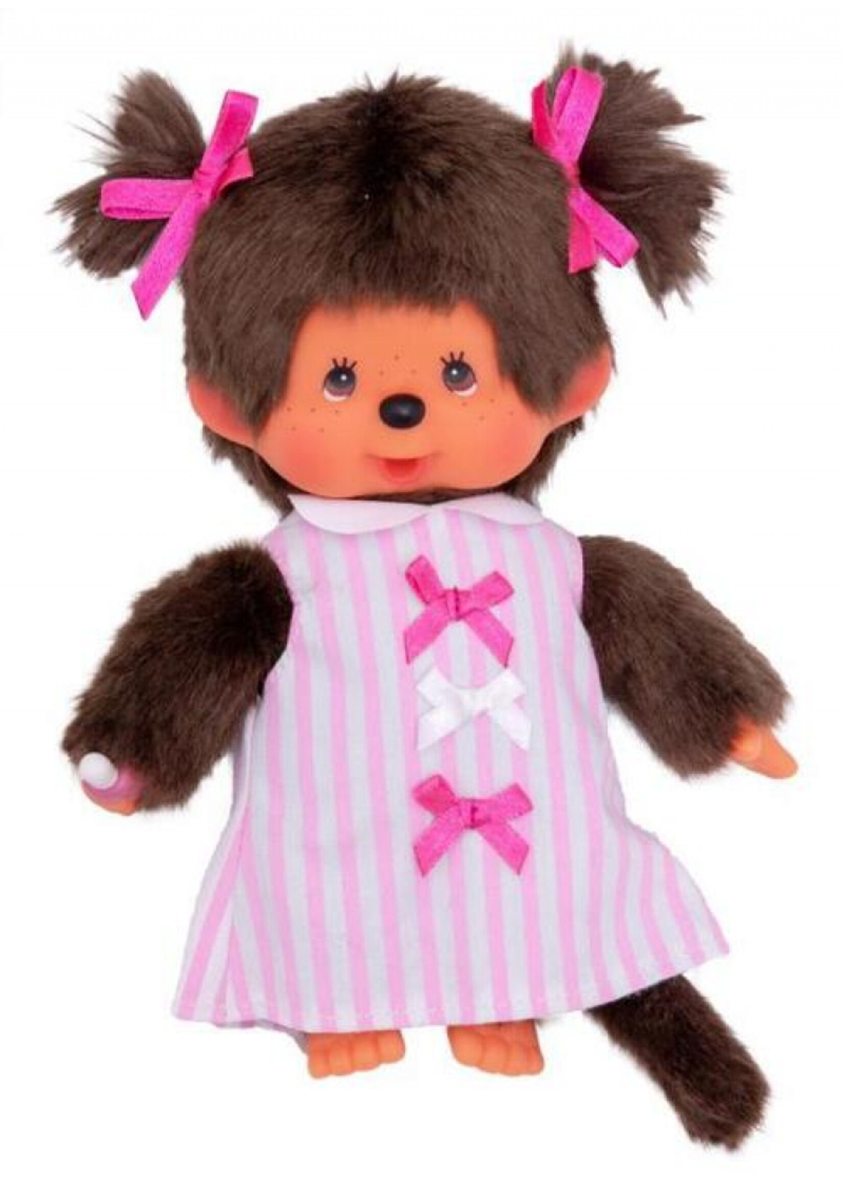 Monchhichi Monchhichi meisje Pink Ribbon jurkje
