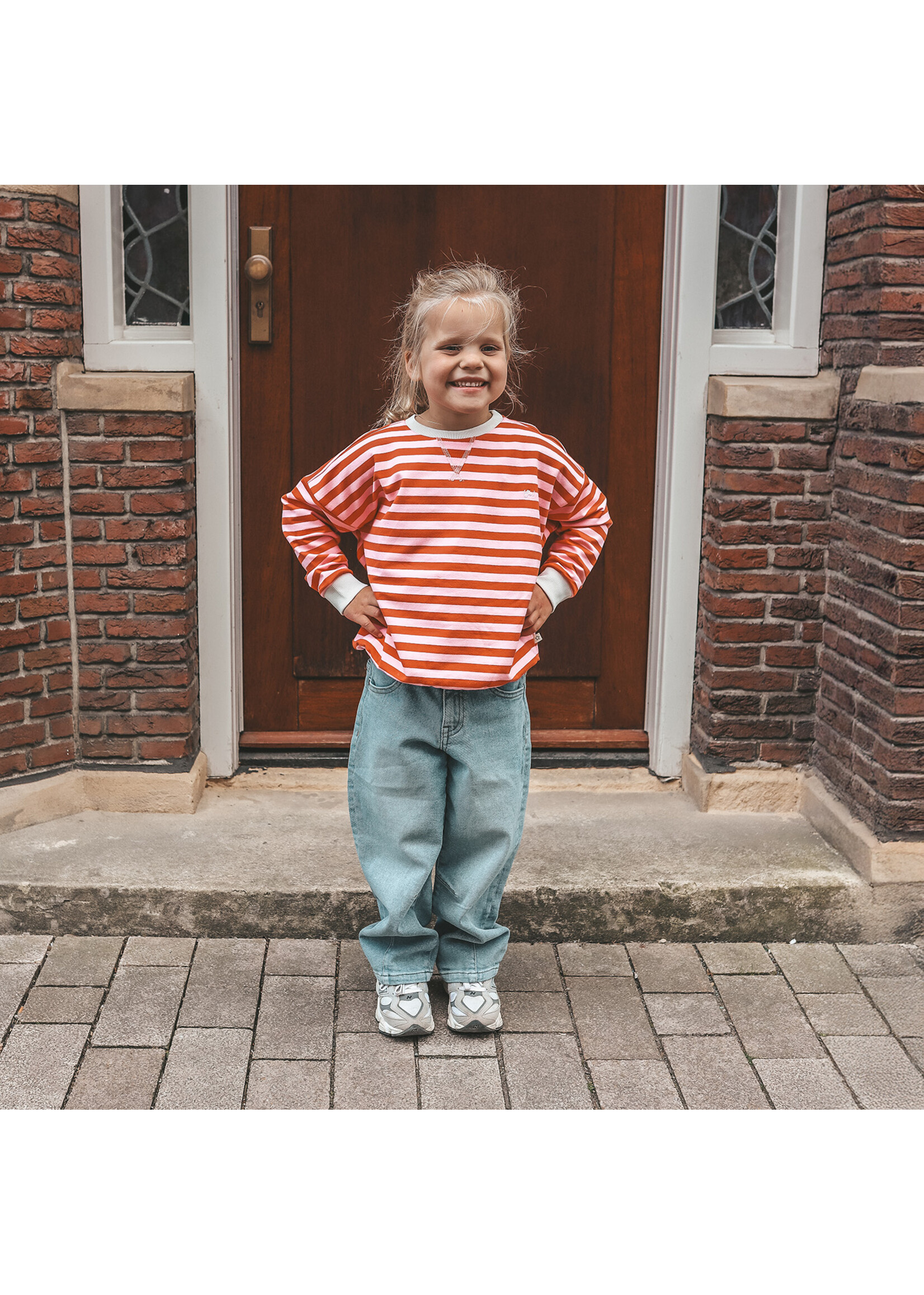 Your Wishes Stripe French Knit - Sweater