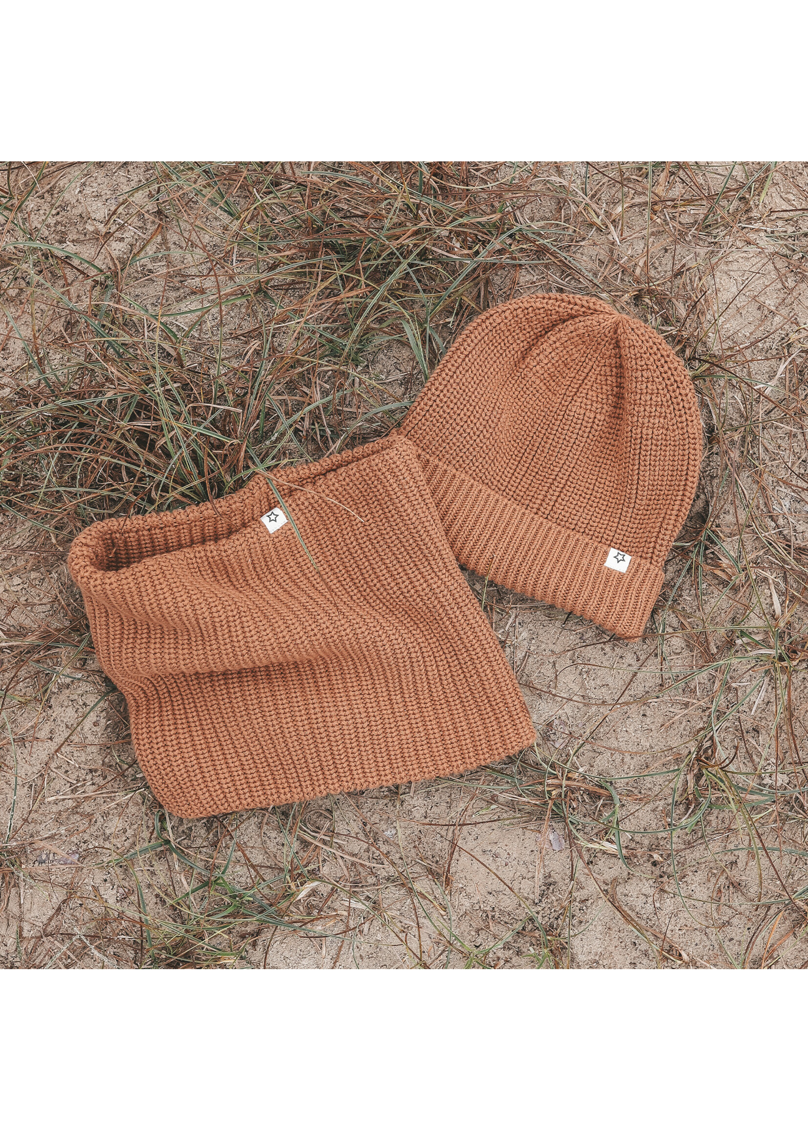 Your Wishes Knitted Scarf / Chipmunk