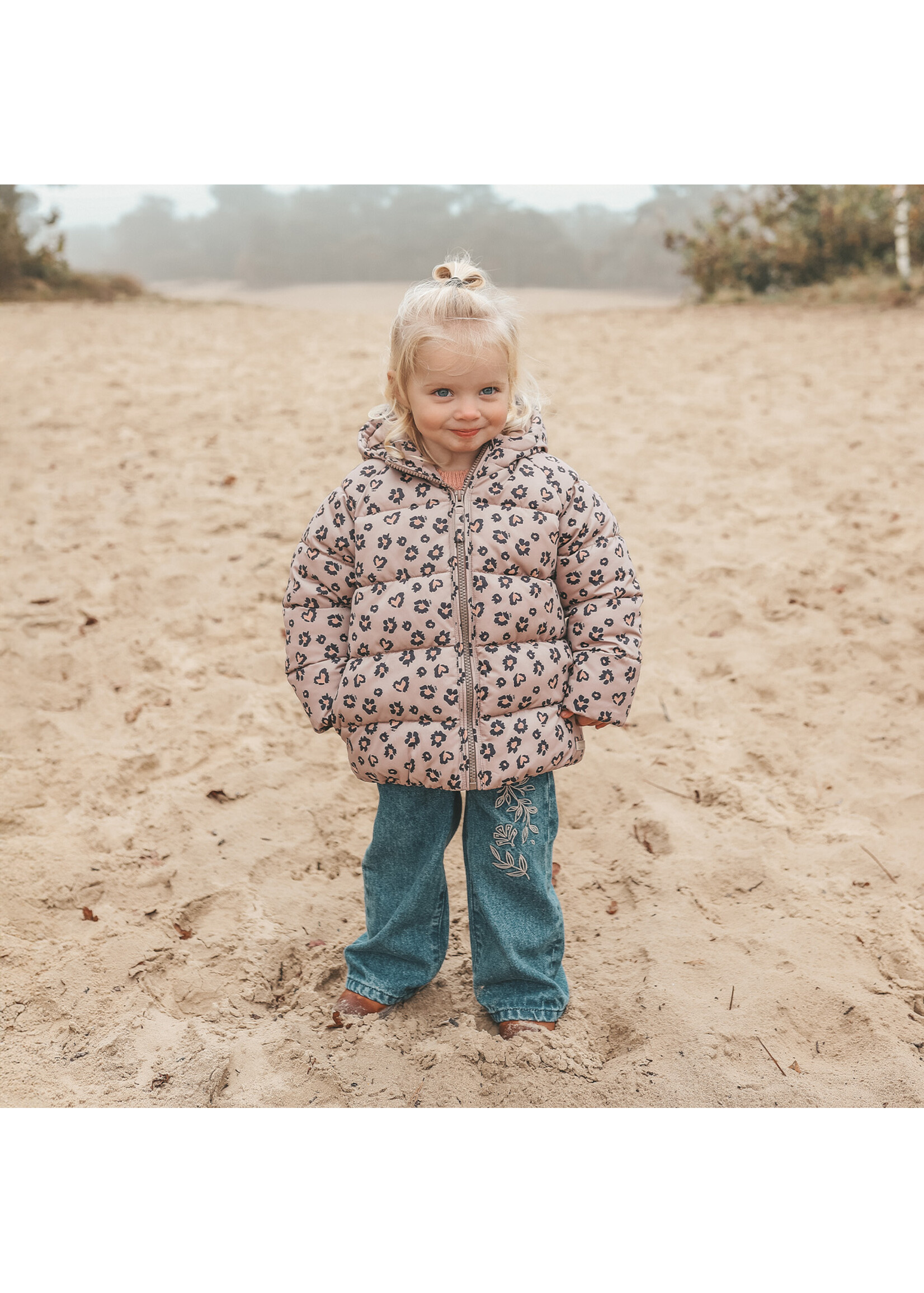 Your Wishes Sweet Leopard / Puffer Coat