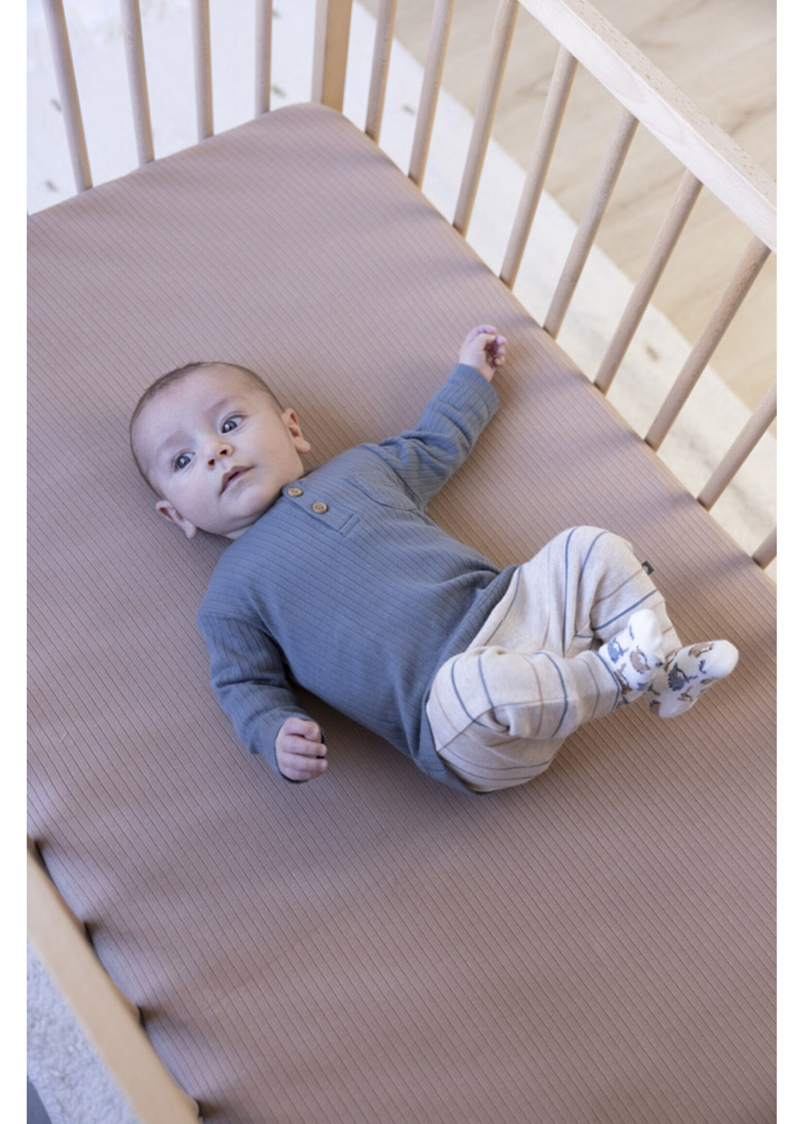 Feetje Longsleeve Rib - Howdy Blauw